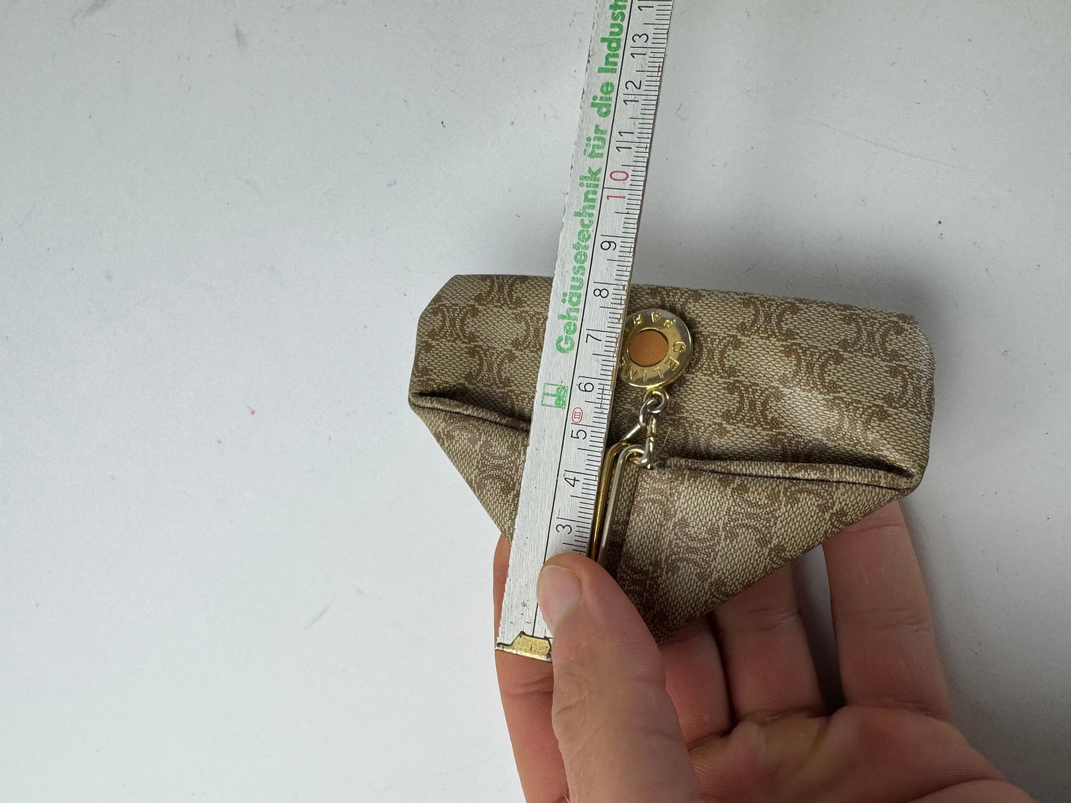Other Vintage Celine Paris Leather Purse/Card Holder beige brown Size ONE SIZE - 11 Thumbnail