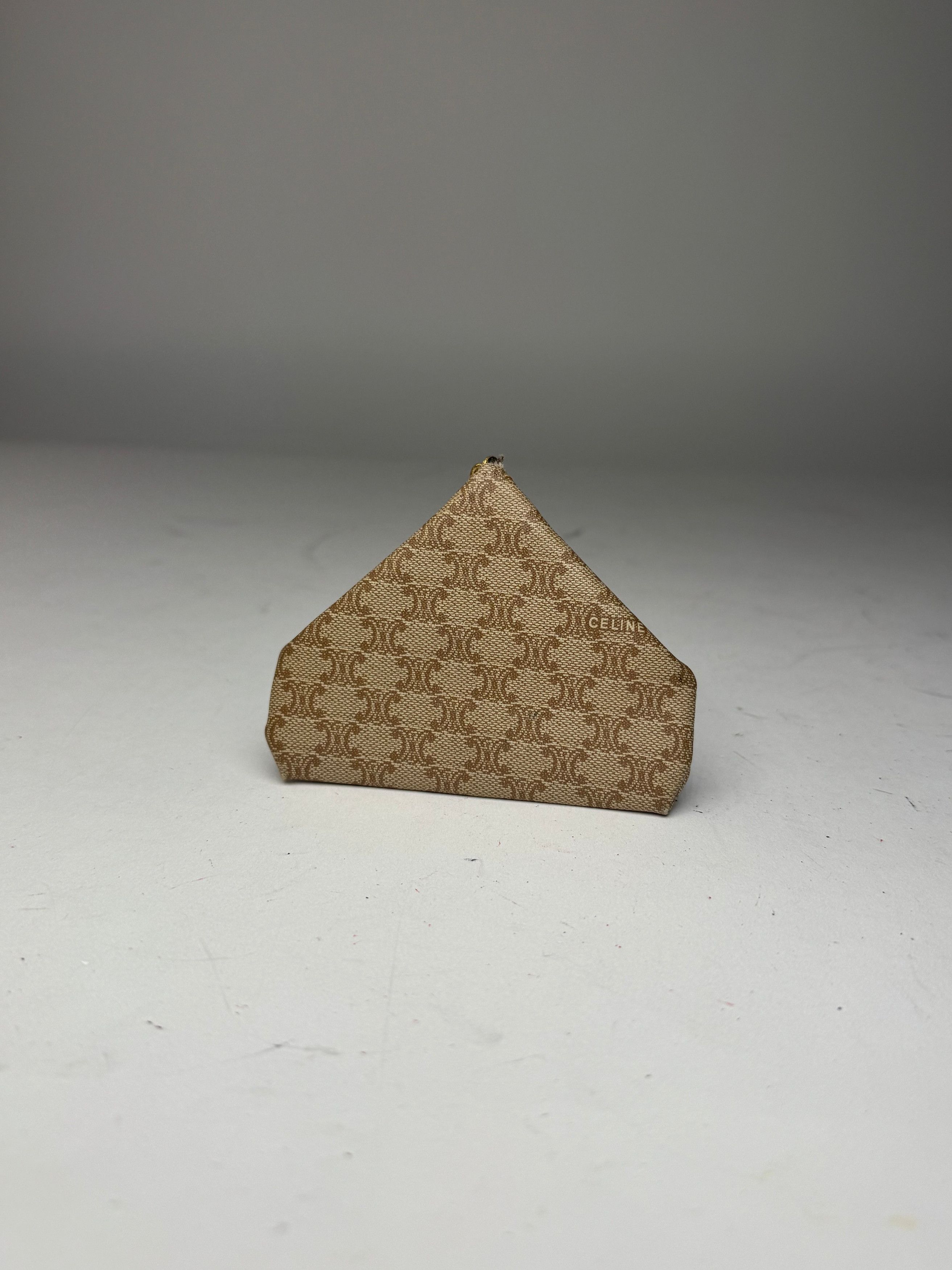 Other Vintage Celine Paris Leather Purse/Card Holder beige brown Size ONE SIZE - 8 Thumbnail
