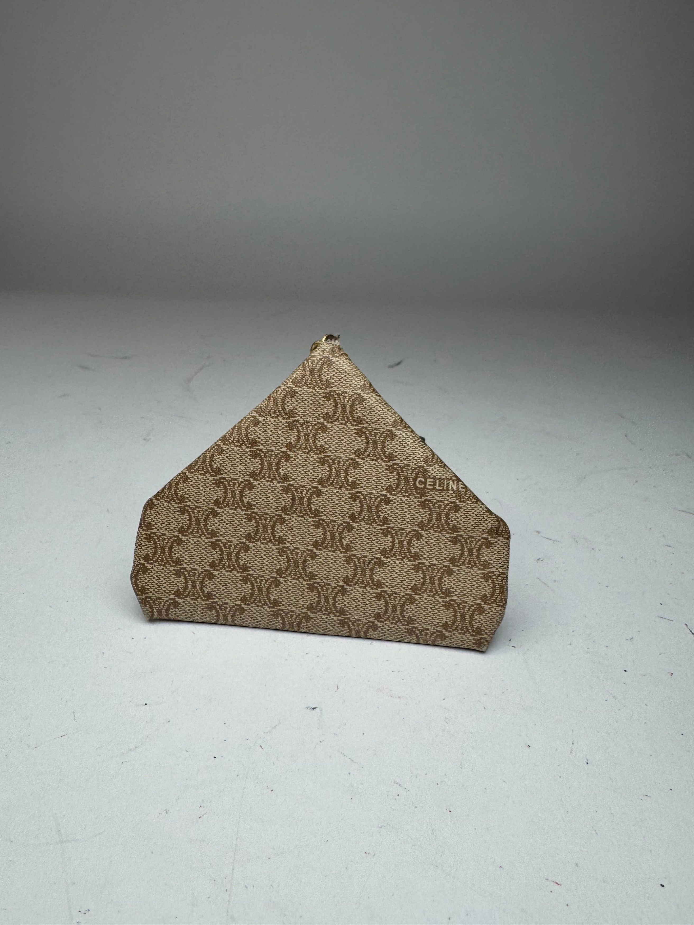 Other Vintage Celine Paris Leather Purse/Card Holder beige brown Size ONE SIZE - 13 Thumbnail