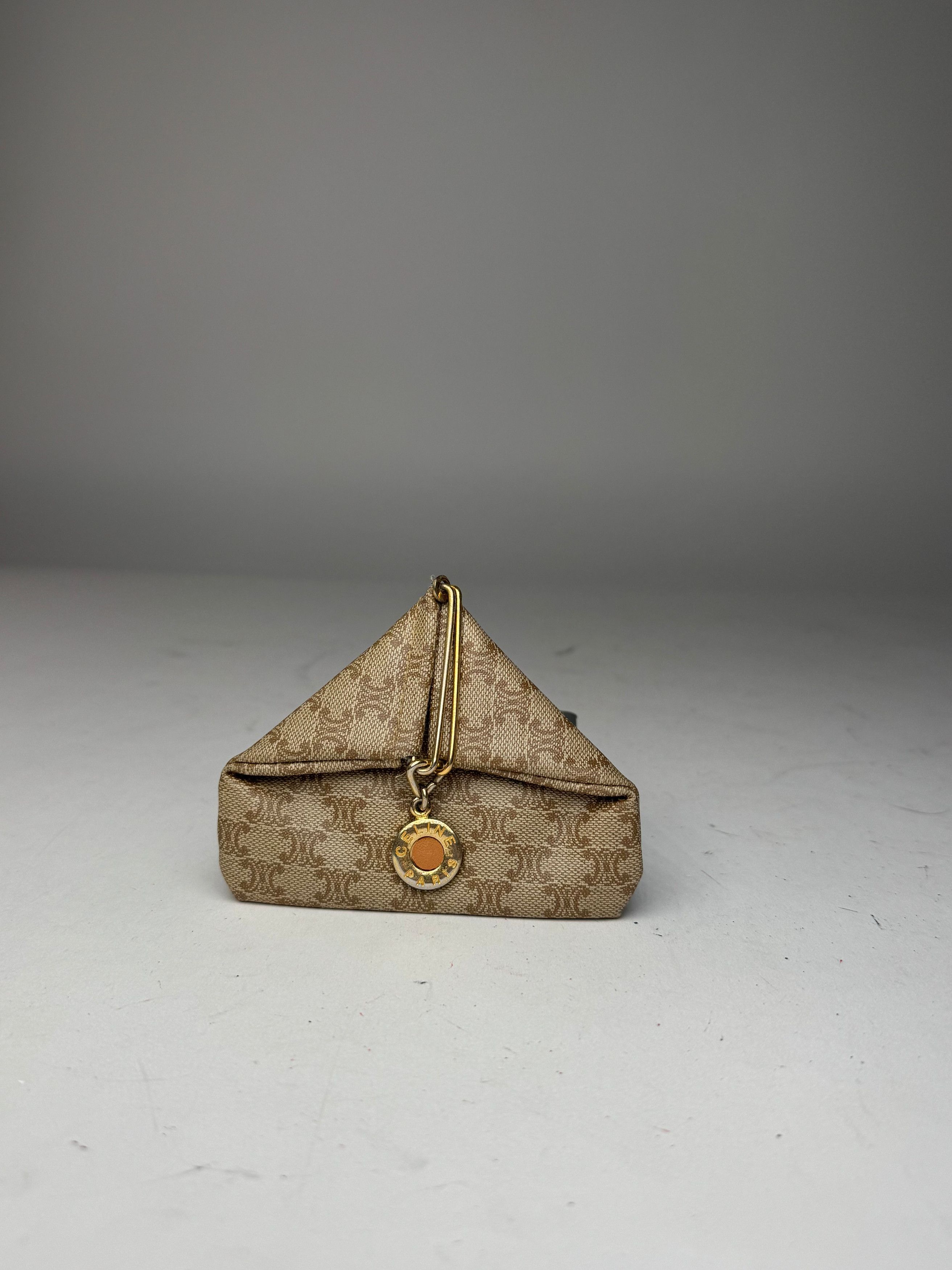 Other Vintage Celine Paris Leather Purse/Card Holder beige brown Size ONE SIZE - 12 Thumbnail