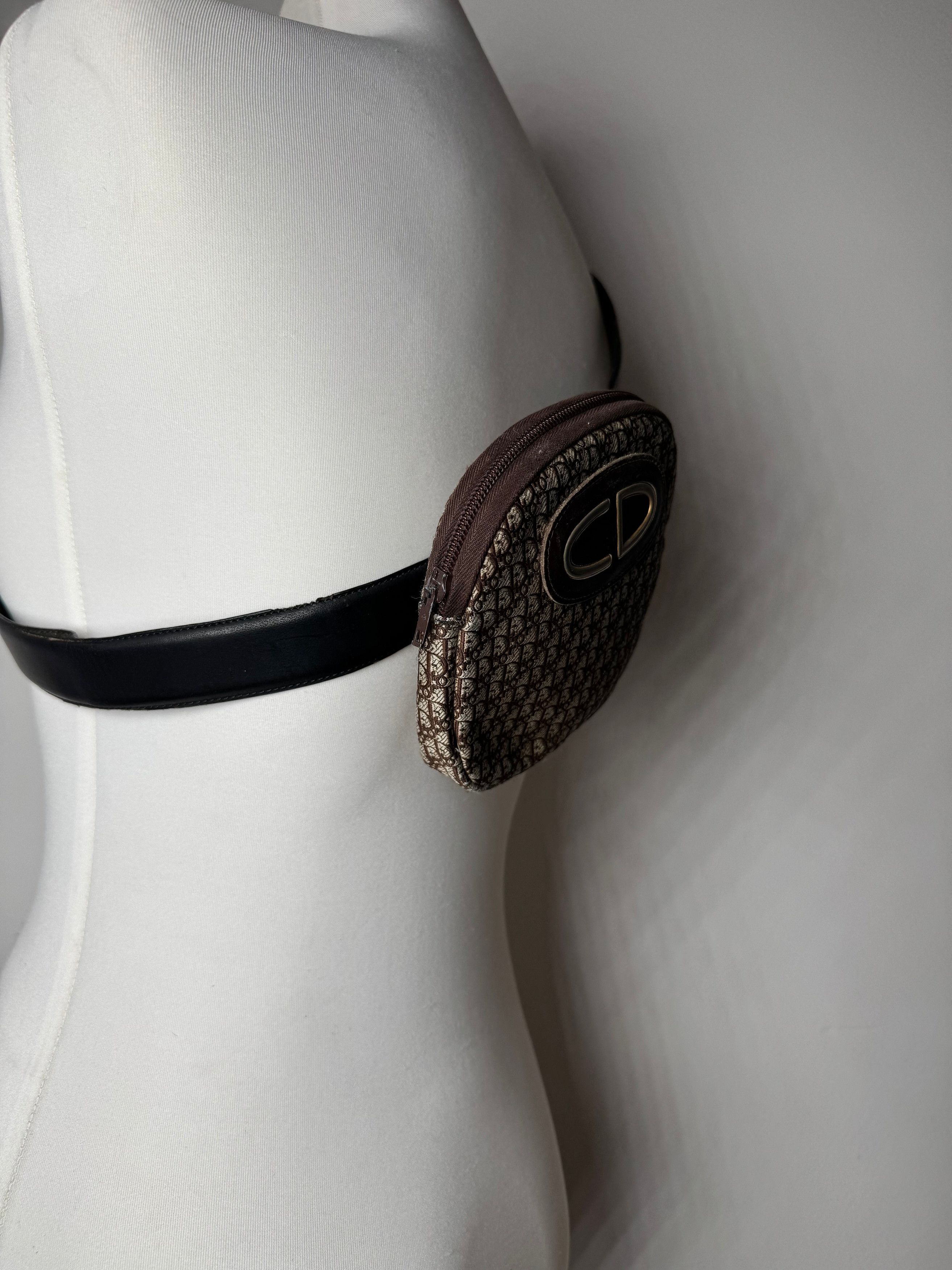 Dior Vintage Oblique Monogram Belt Bag Brown beige Size ONE SIZE - 10 Thumbnail
