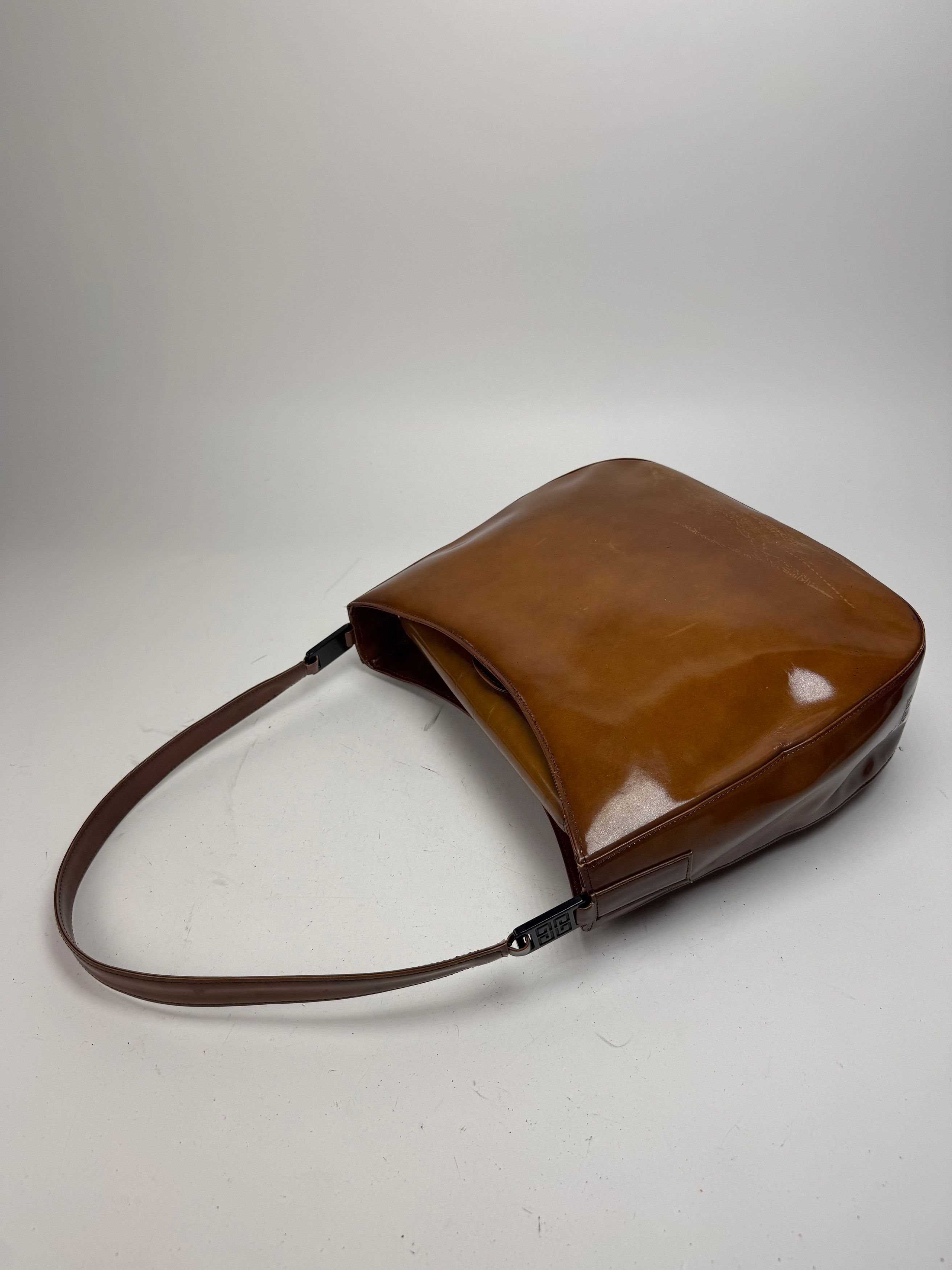 Givenchy Vintage Patent Leather Bag brown Size ONE SIZE - 10 Thumbnail