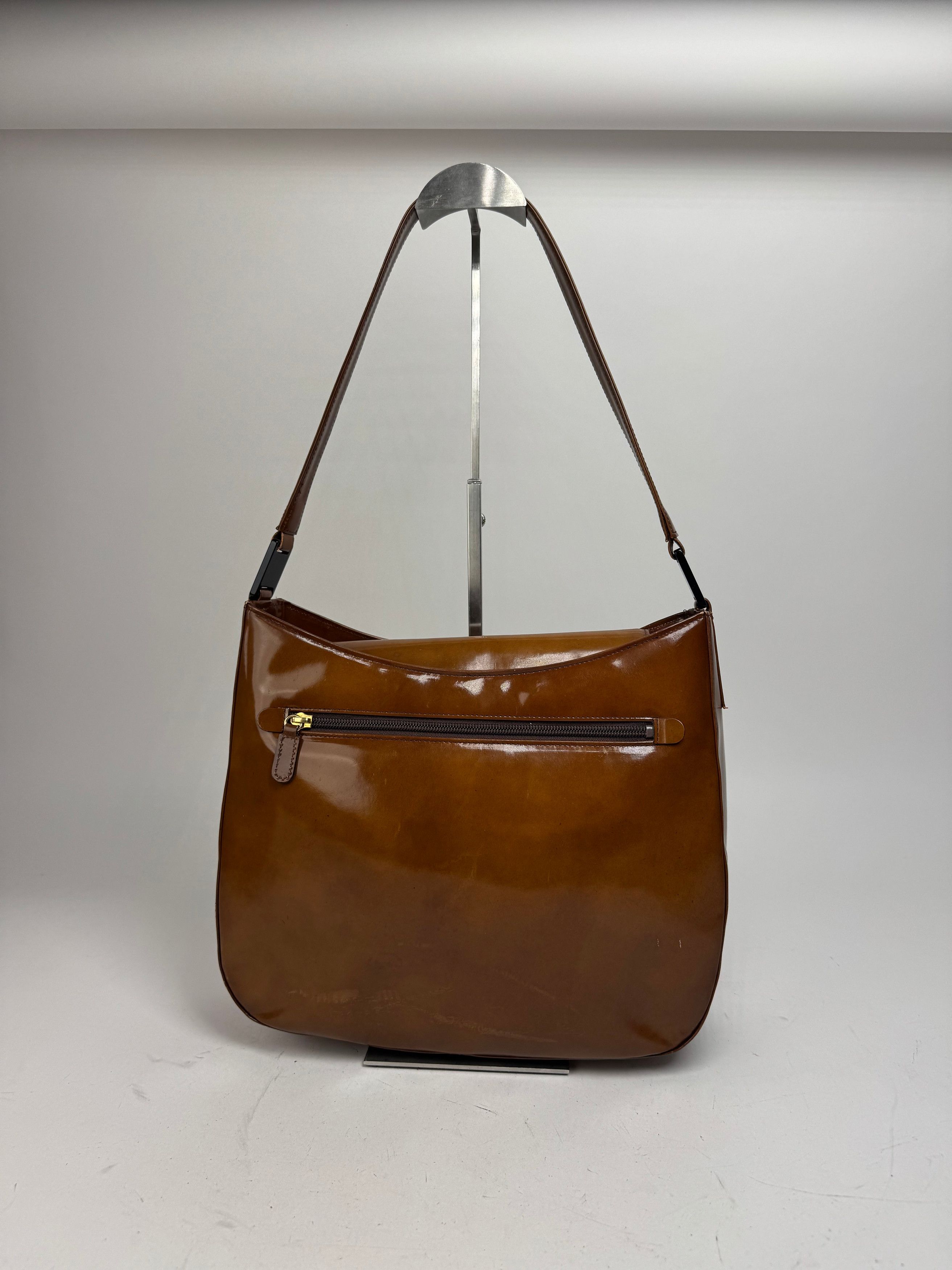 Givenchy Vintage Patent Leather Bag brown Size ONE SIZE - 13 Thumbnail