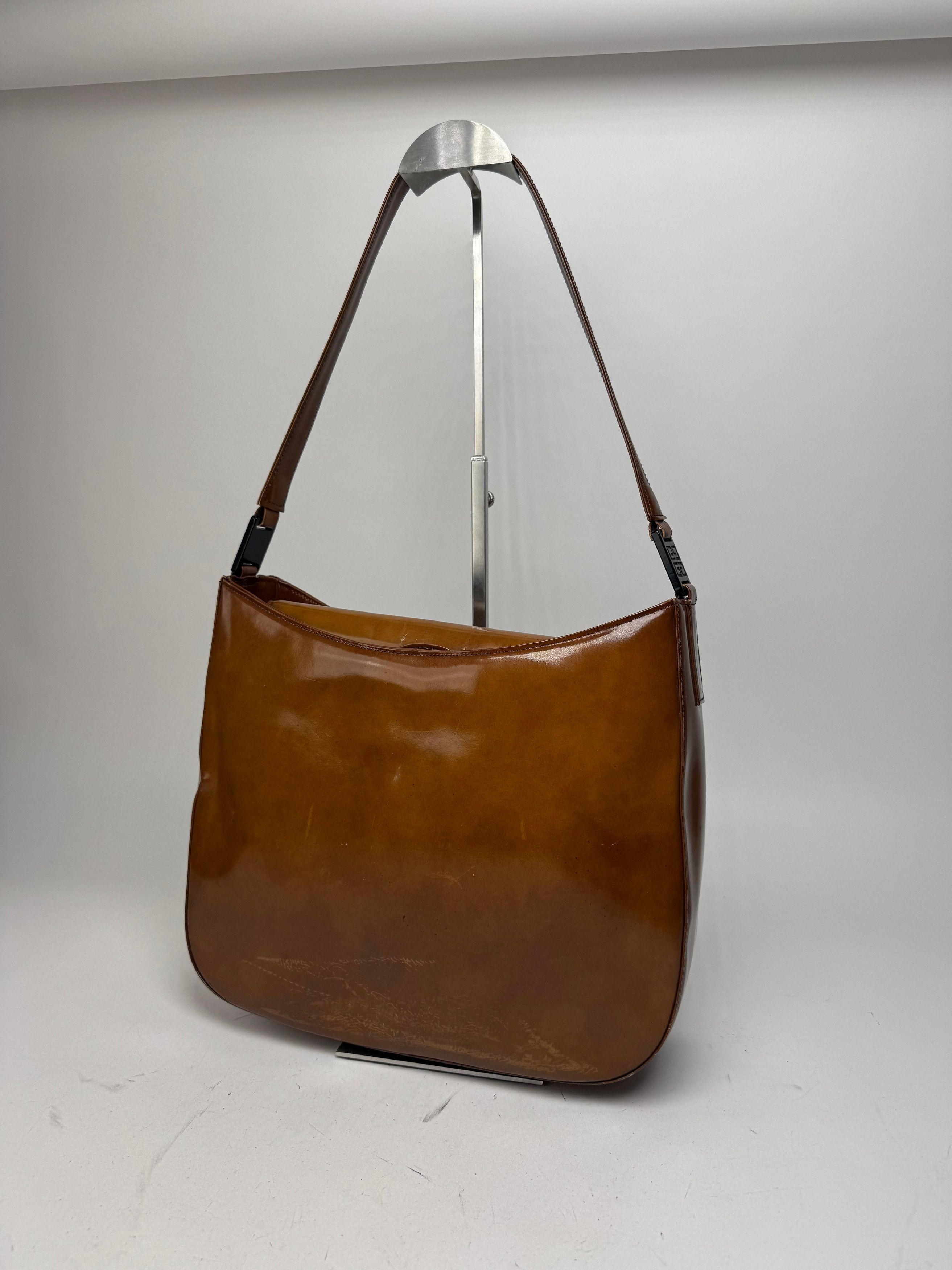 Givenchy Vintage Patent Leather Bag brown Size ONE SIZE - 8 Thumbnail