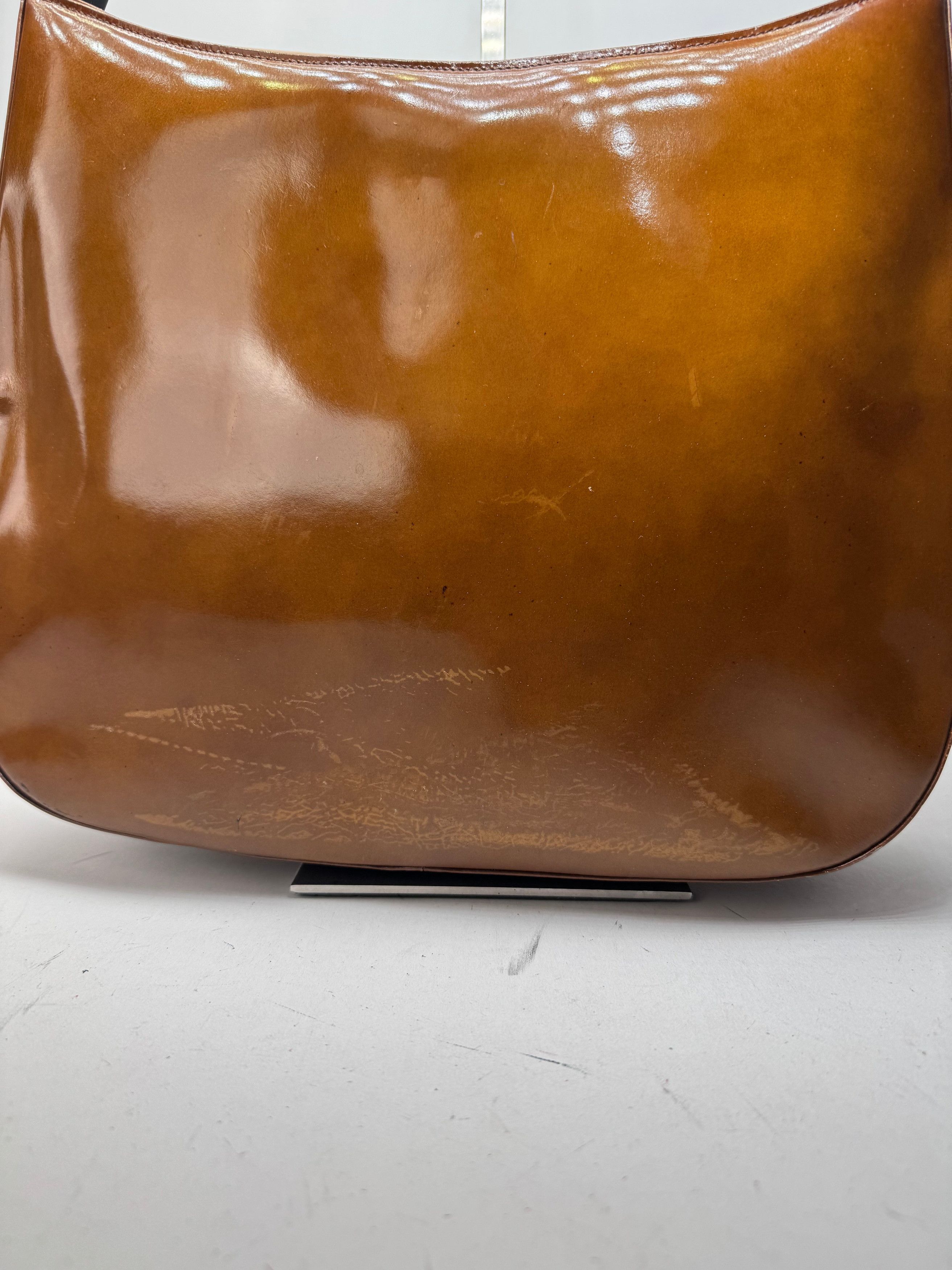 Givenchy Vintage Patent Leather Bag brown Size ONE SIZE - 6 Thumbnail