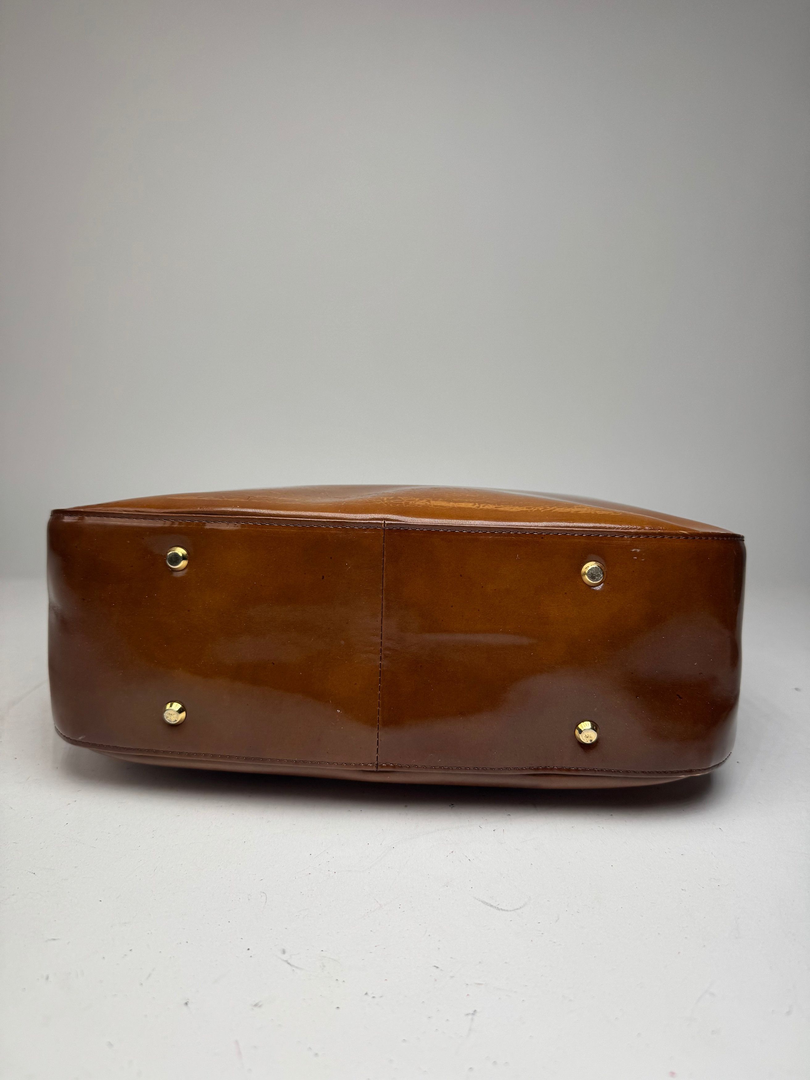 Givenchy Vintage Patent Leather Bag brown Size ONE SIZE - 11 Thumbnail