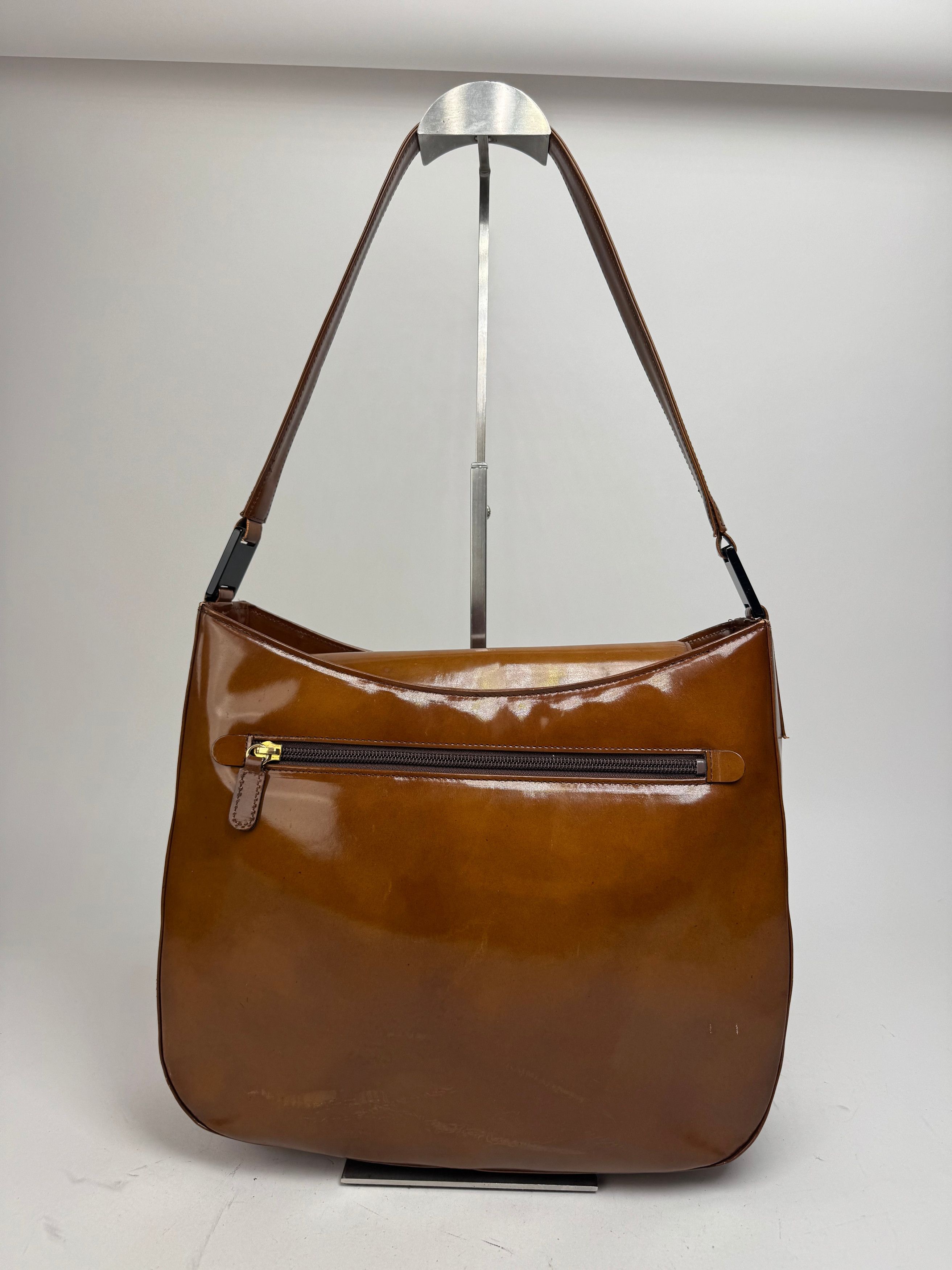 Givenchy Vintage Patent Leather Bag brown Size ONE SIZE - 2 Thumbnail