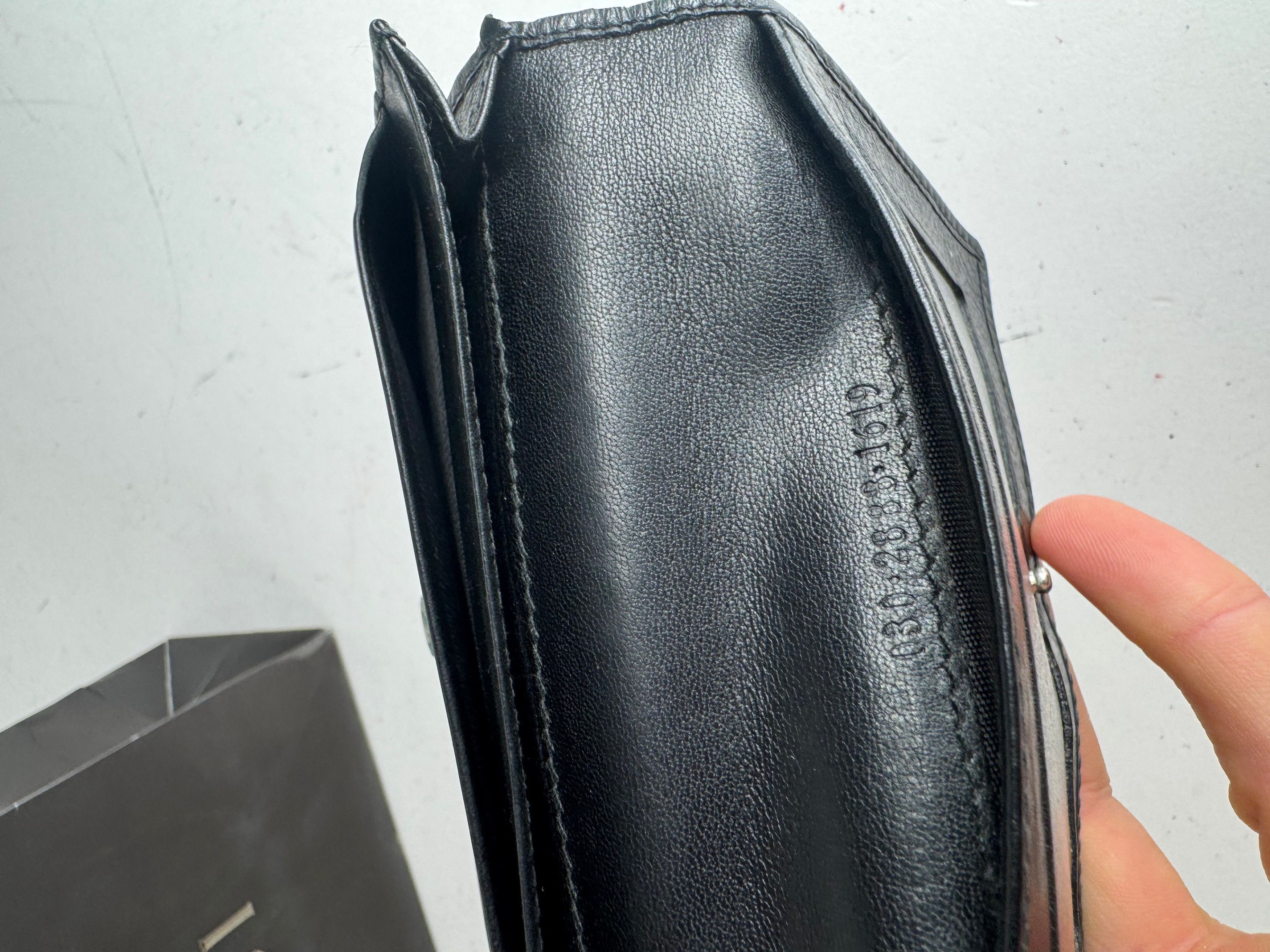Gucci Vintage Leather Card Holder Black Size ONE SIZE - 5 Thumbnail
