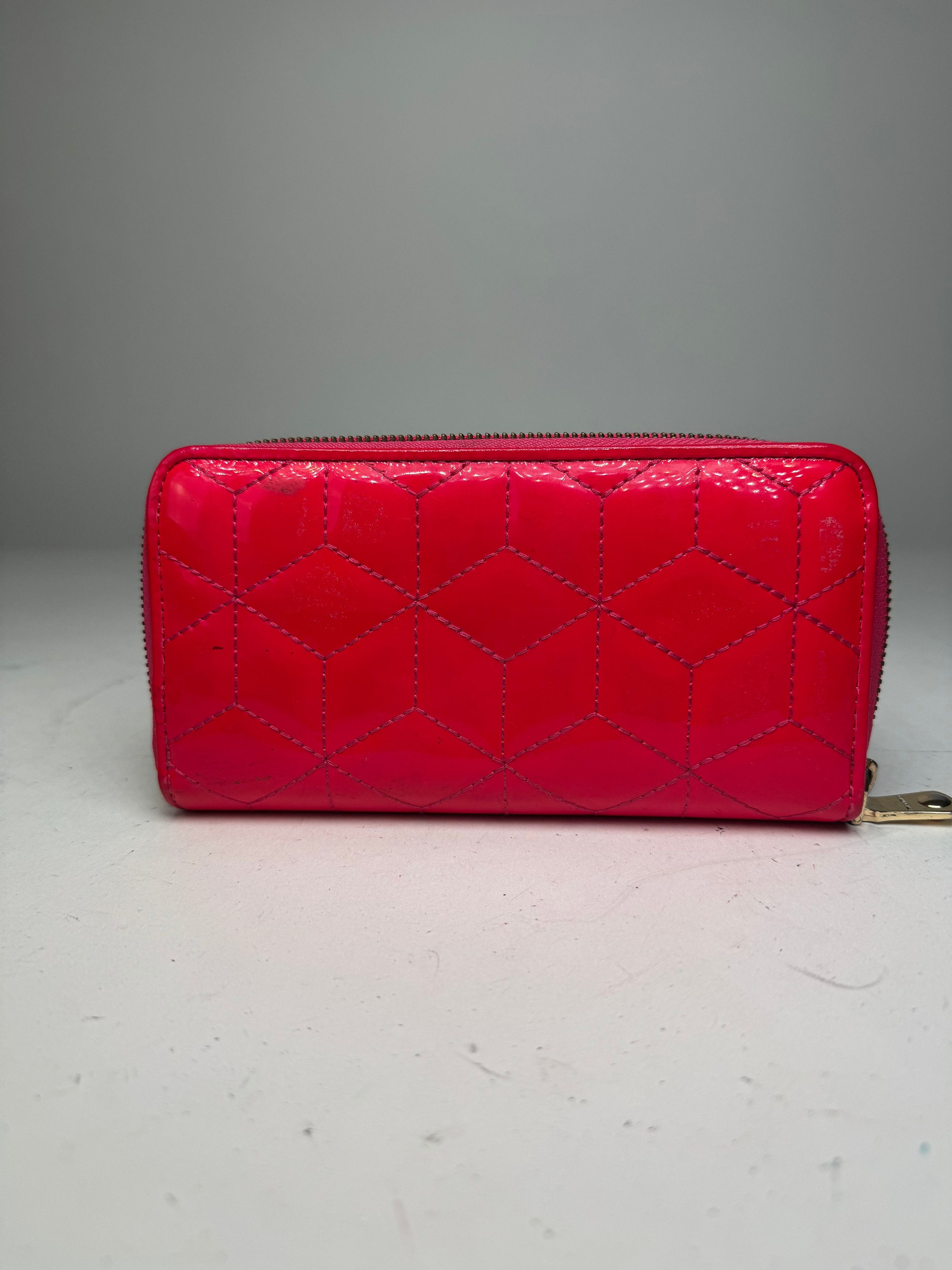 Miu Miu Vintage Patent Leather Wallet pink Zipper Off Size ONE SIZE - 10 Thumbnail
