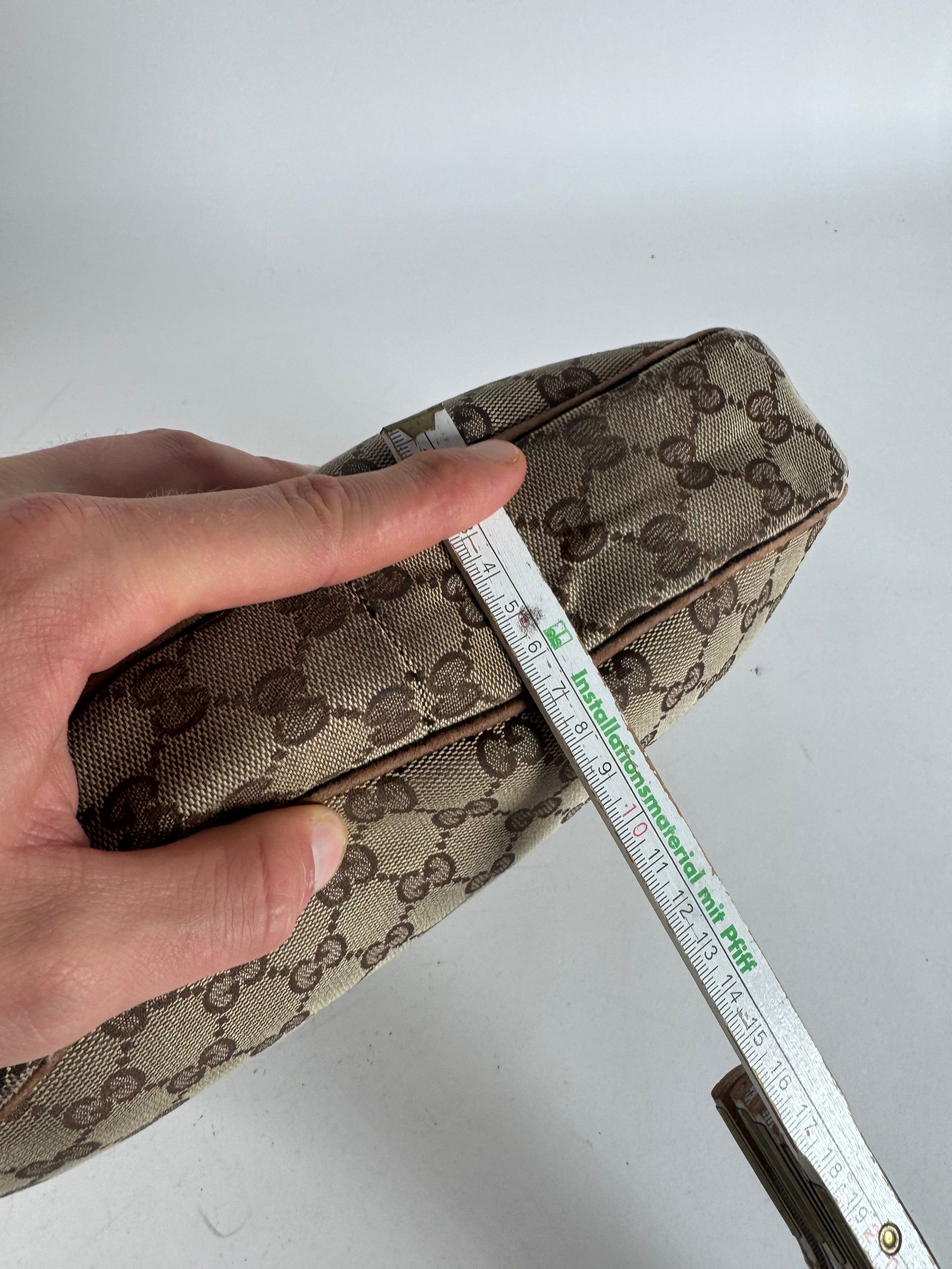 Gucci Vintage Monogram Canvas 2Way Bag Beige Brown Size ONE SIZE - 14 Thumbnail
