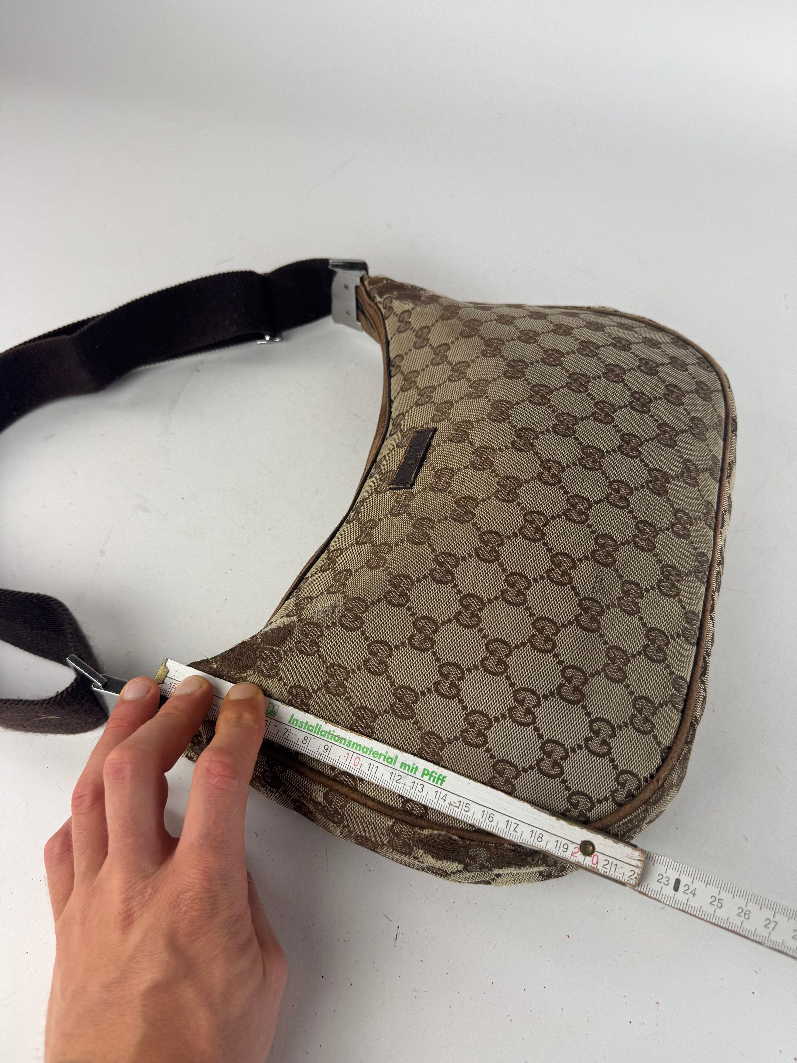 Gucci Vintage Monogram Canvas 2Way Bag Beige Brown Size ONE SIZE - 12 Thumbnail