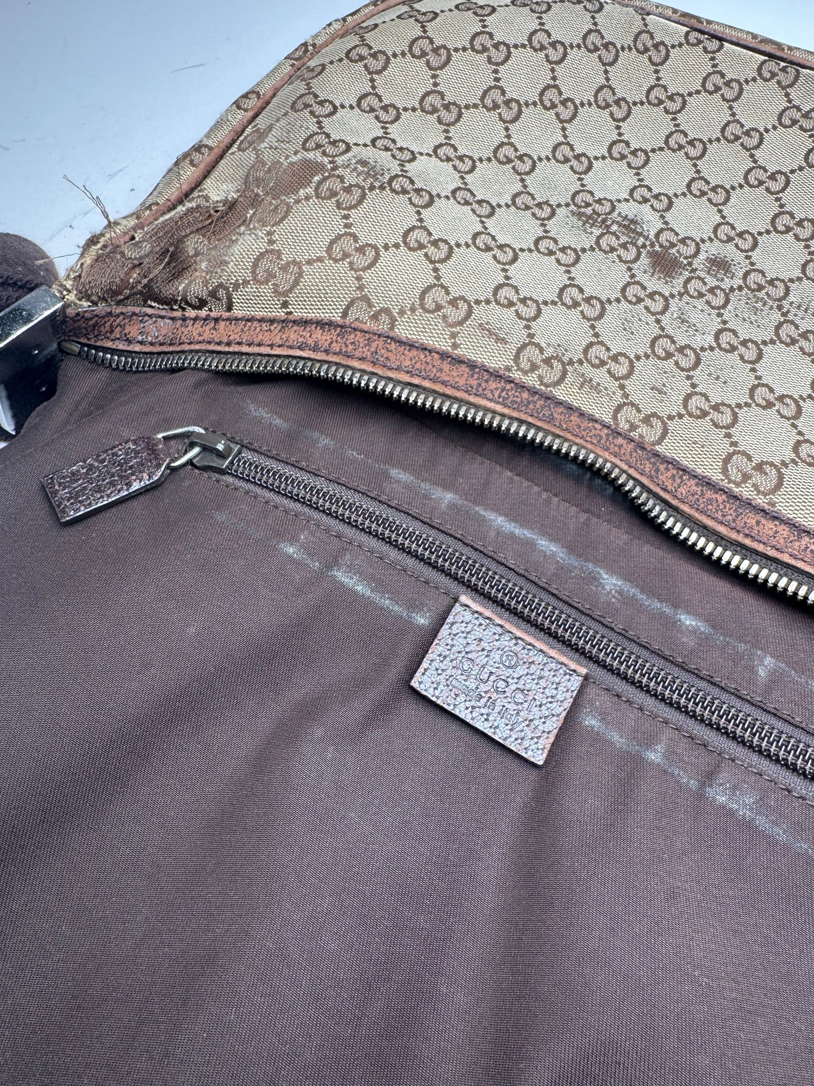 Gucci Vintage Monogram Canvas 2Way Bag Beige Brown Size ONE SIZE - 4 Thumbnail