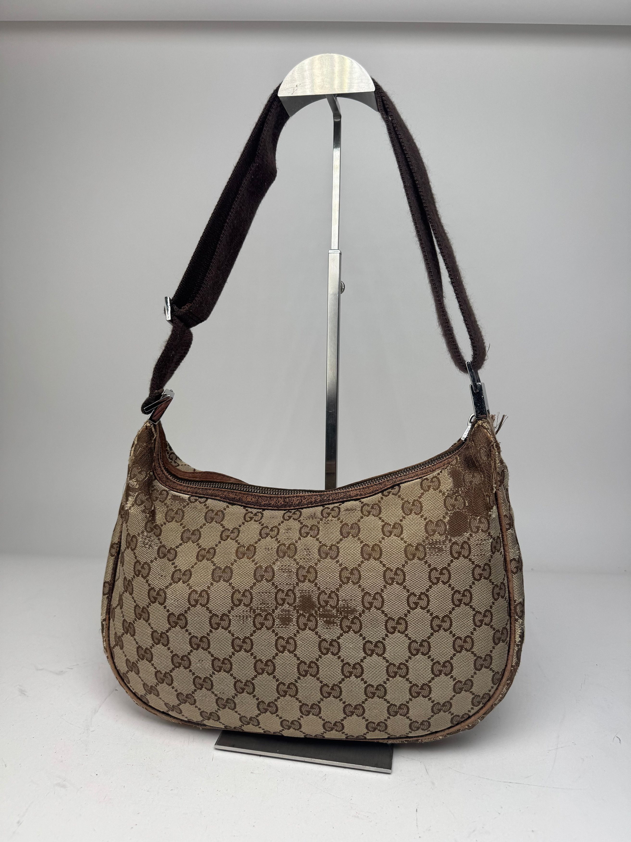 Gucci Vintage Monogram Canvas 2Way Bag Beige Brown Size ONE SIZE - 2 Thumbnail