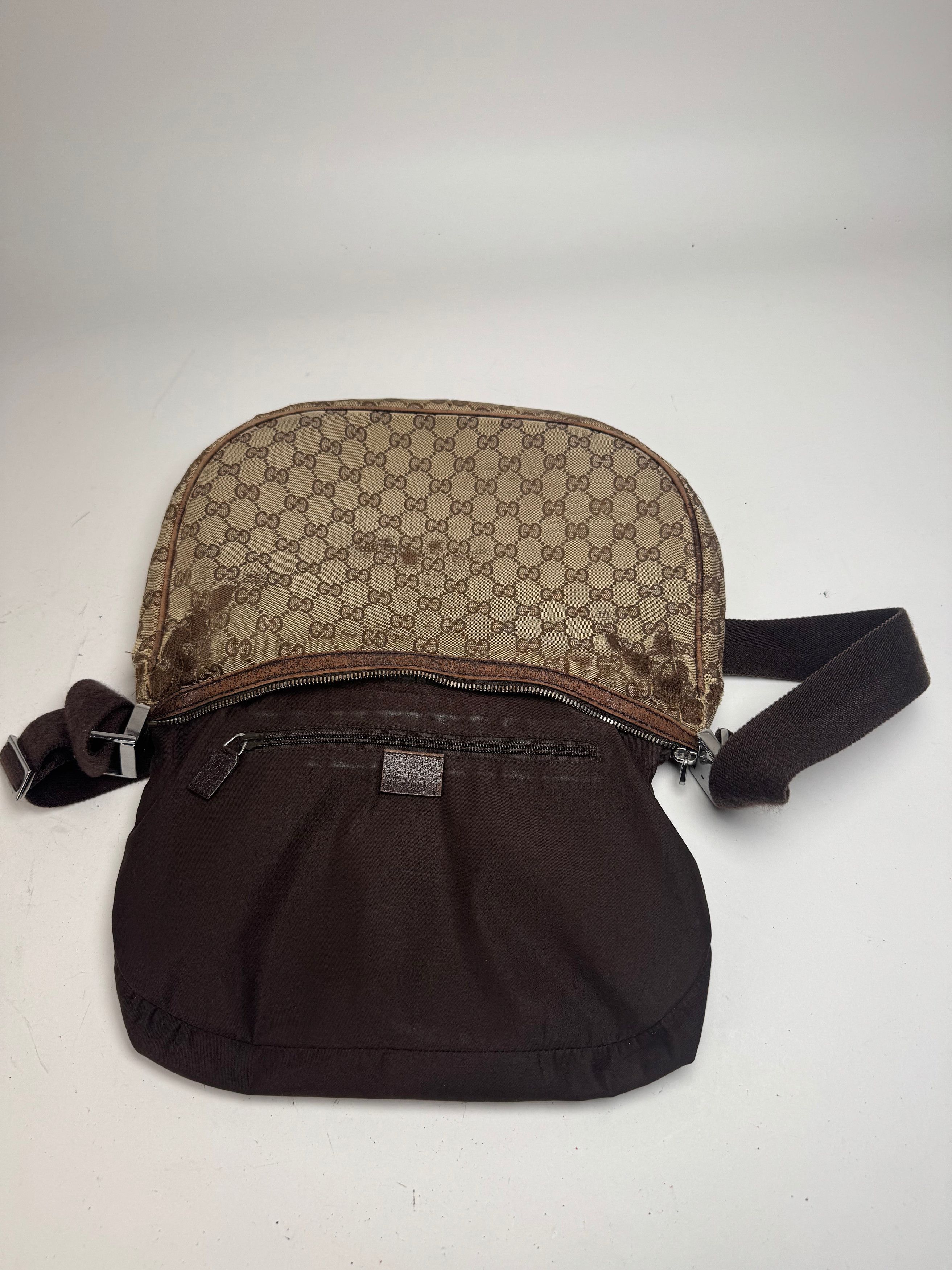 Gucci Vintage Monogram Canvas 2Way Bag Beige Brown Size ONE SIZE - 3 Thumbnail
