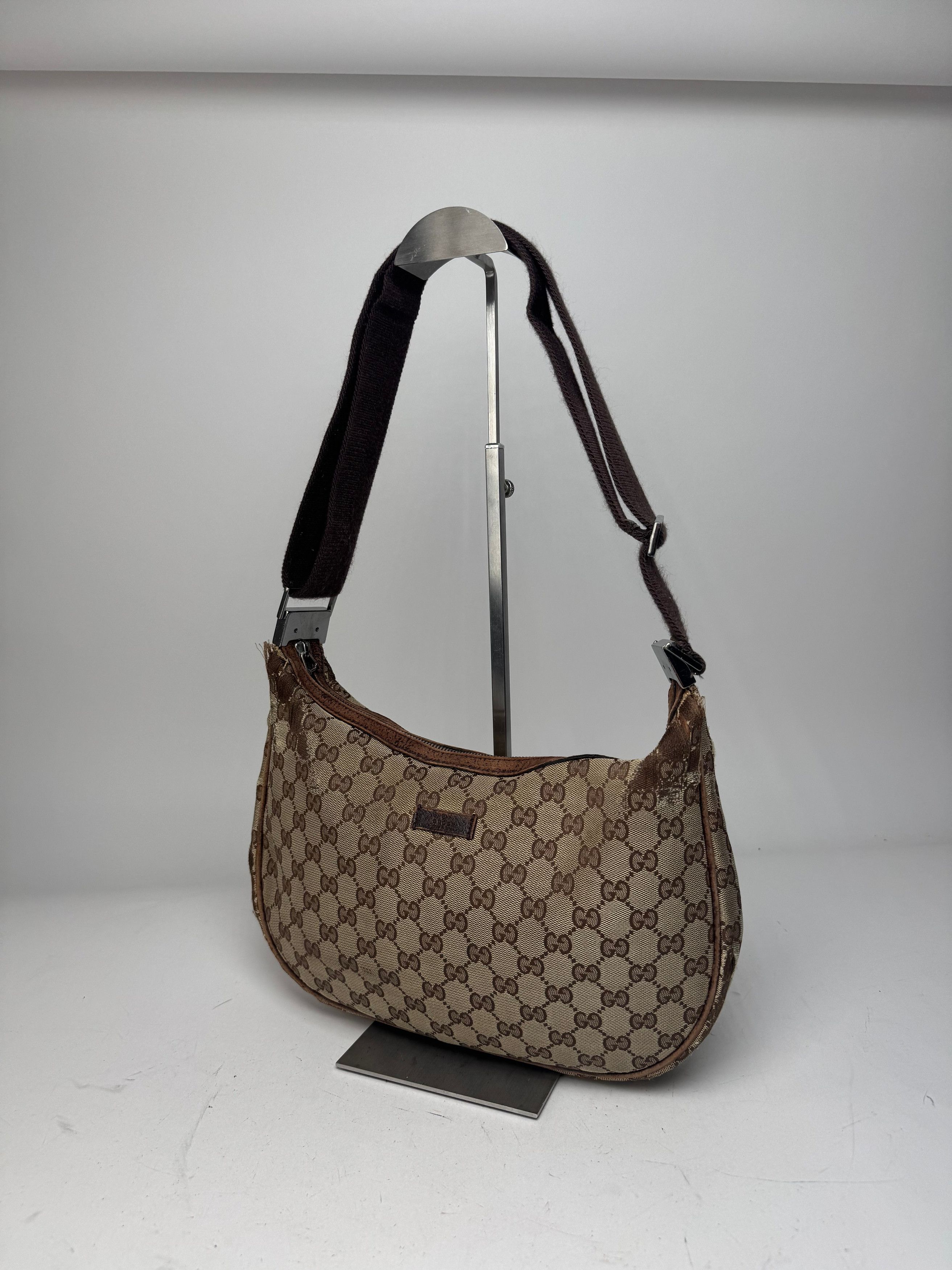 Gucci Vintage Monogram Canvas 2Way Bag Beige Brown Size ONE SIZE - 15 Thumbnail