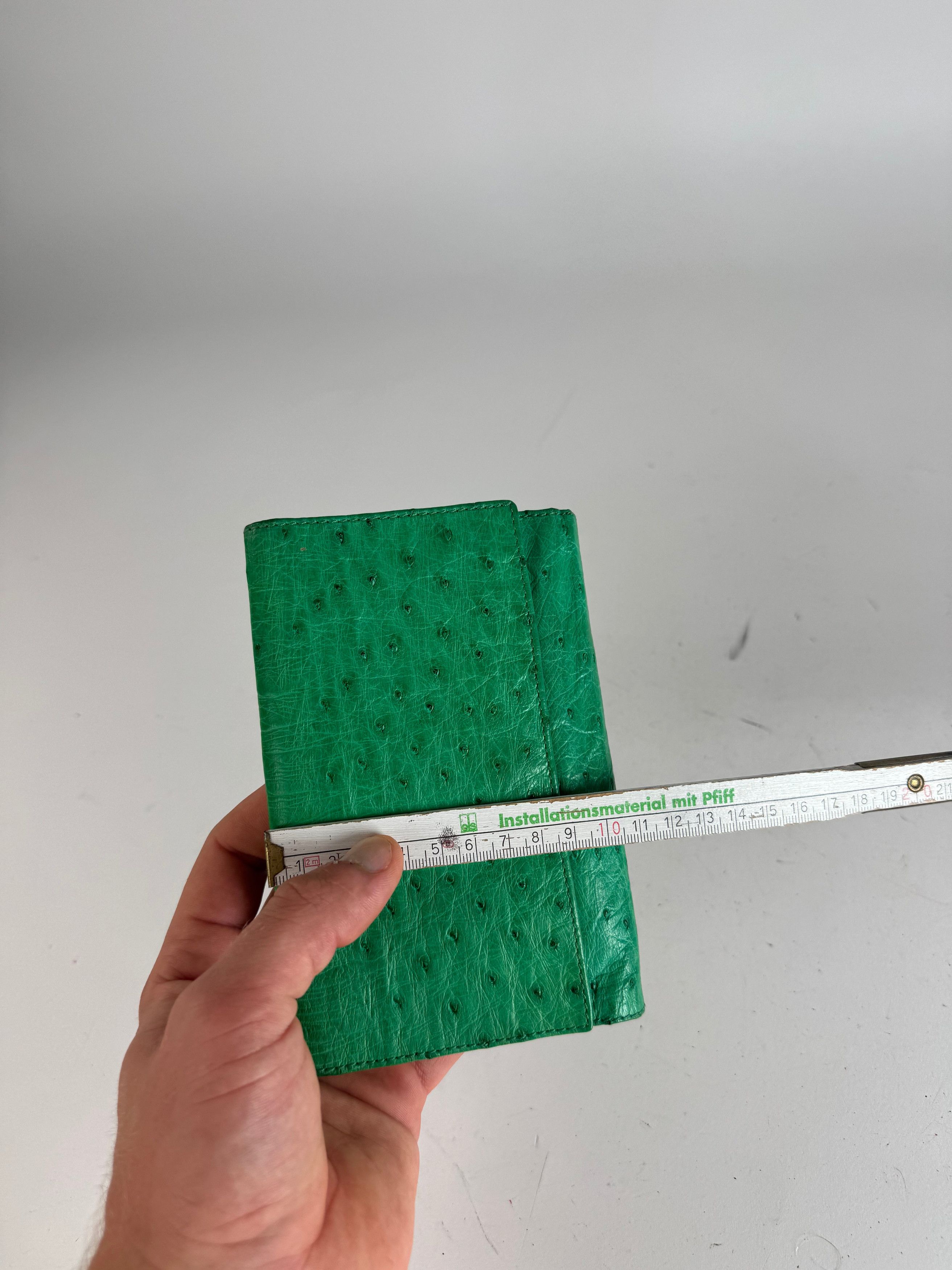 Other Vintage Ostrich Leather Wallet Green Size ONE SIZE - 10 Thumbnail