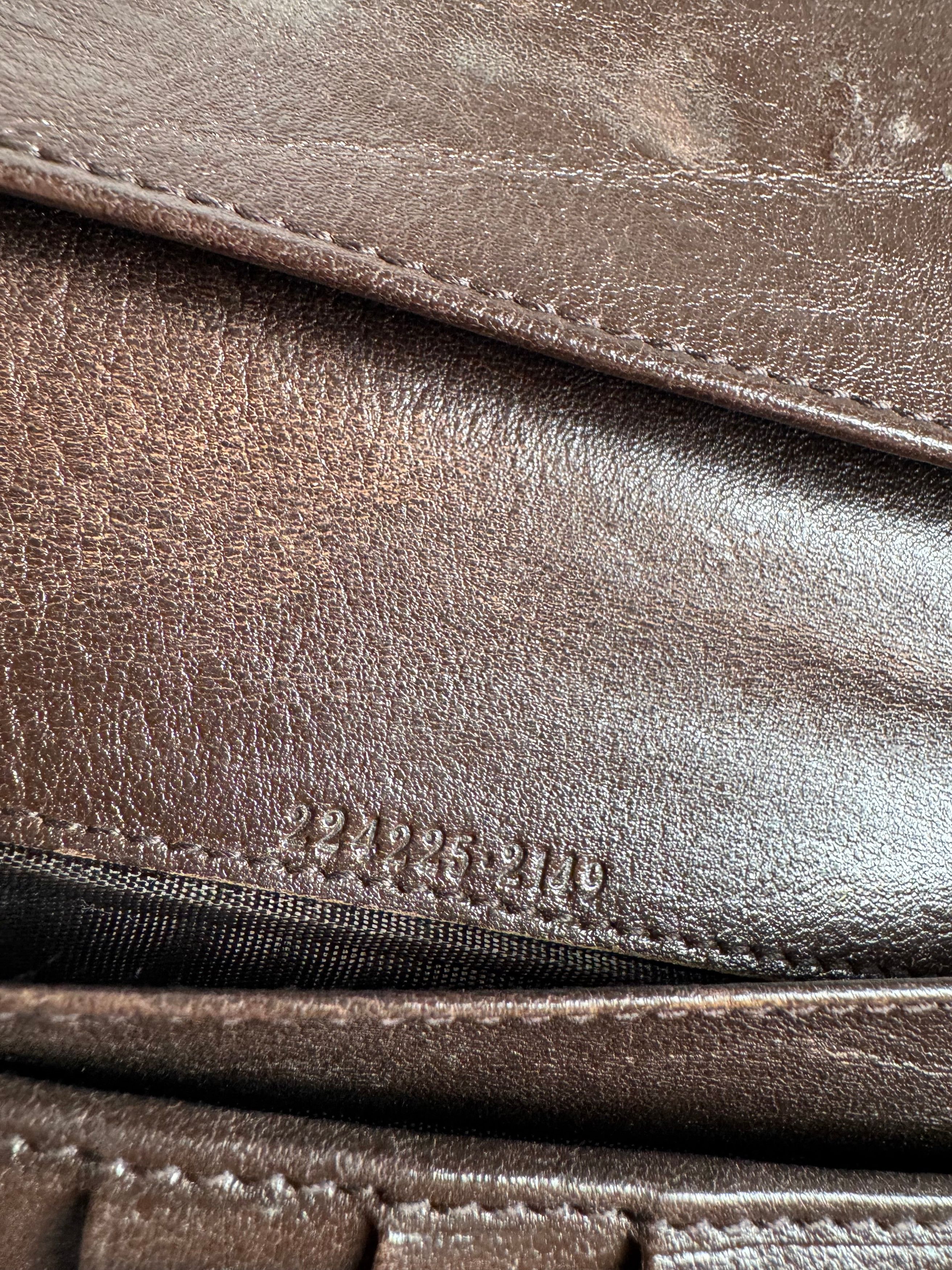 Gucci Vintage GG Monogram Leather Wallet Beige Brown Size ONE SIZE - 5 Thumbnail