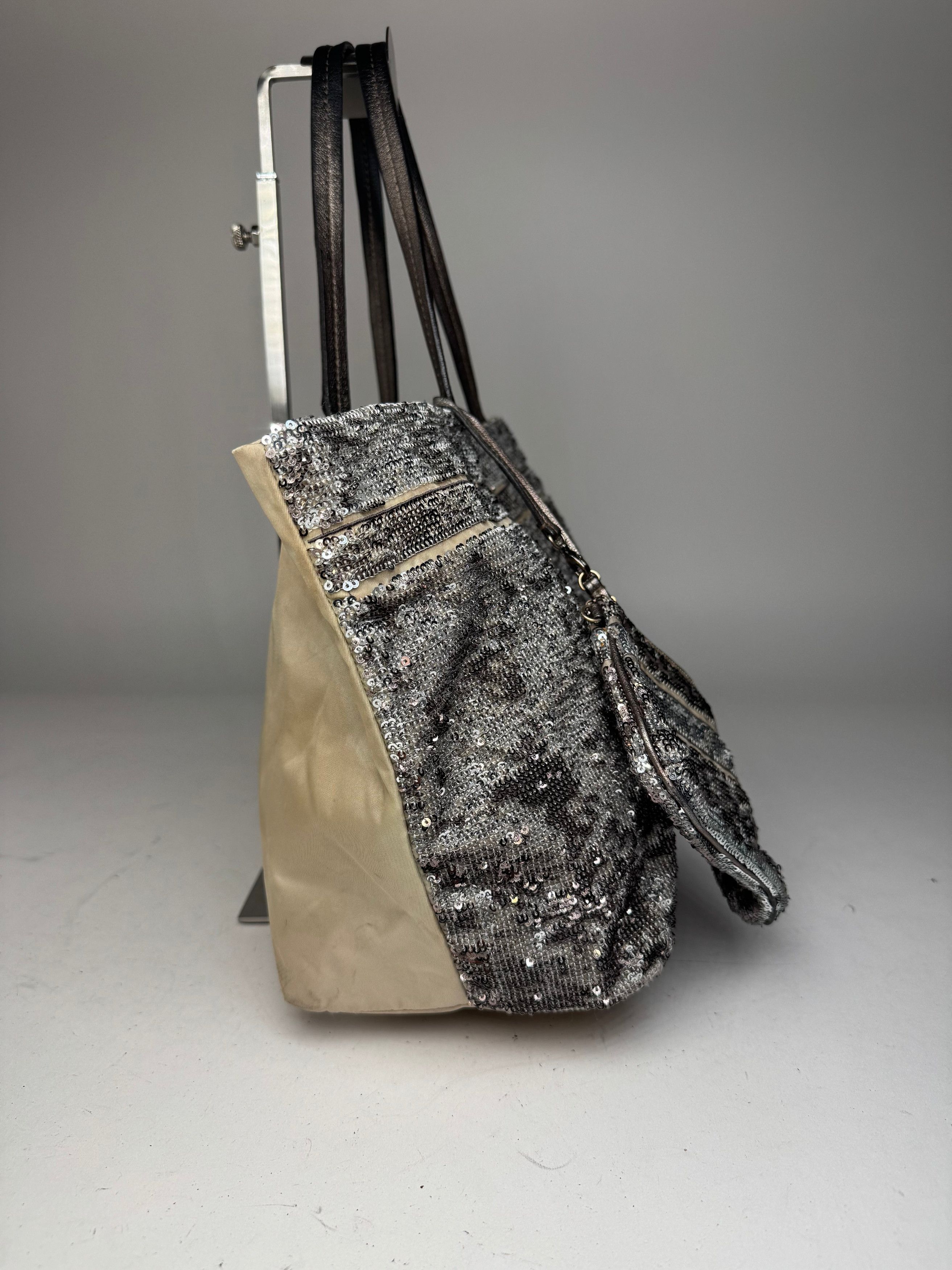 Salvatore Ferragamo Vintage Tote Bag Silver Size ONE SIZE - 9 Thumbnail