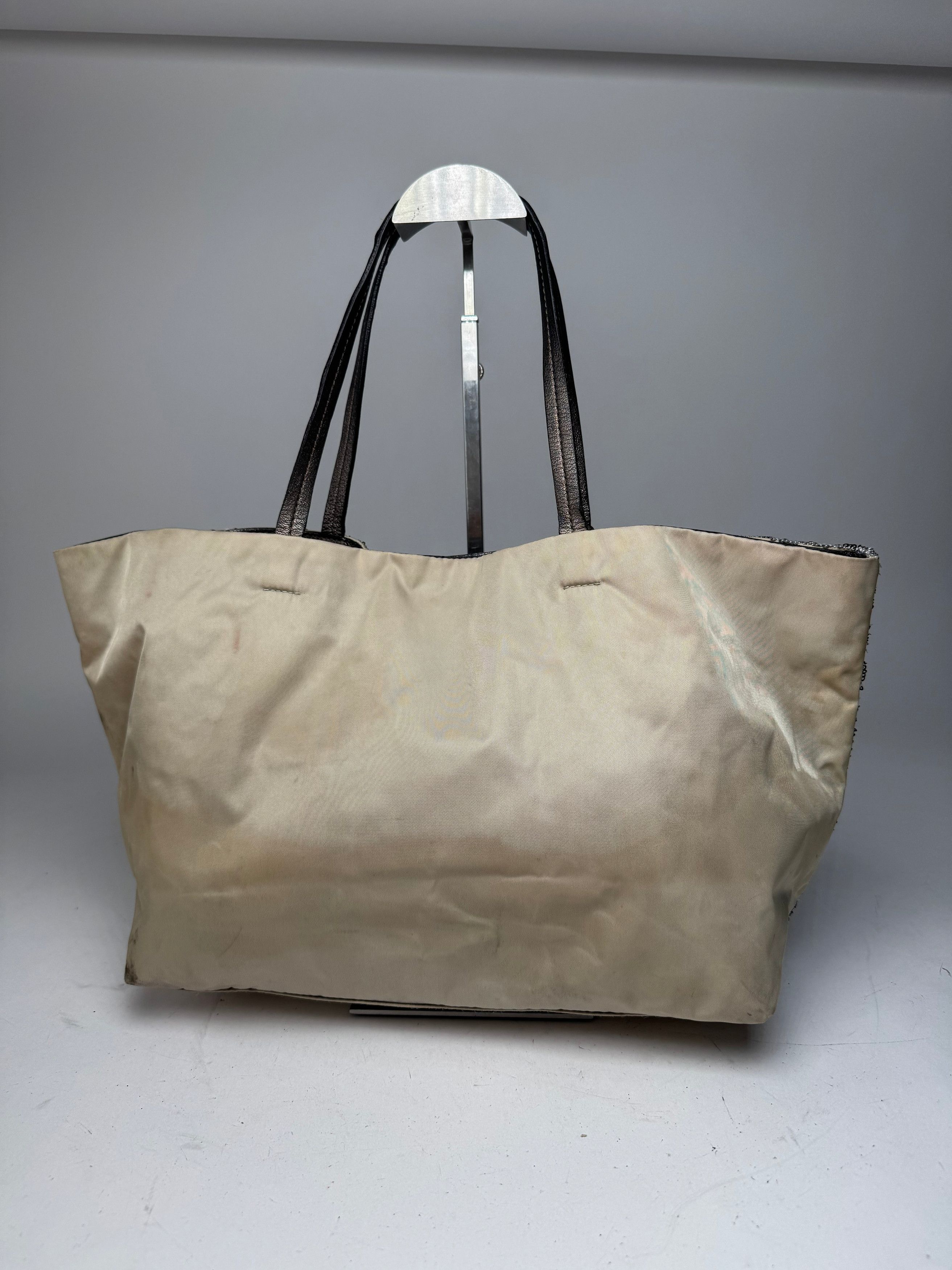 Salvatore Ferragamo Vintage Tote Bag Silver Size ONE SIZE - 2 Thumbnail