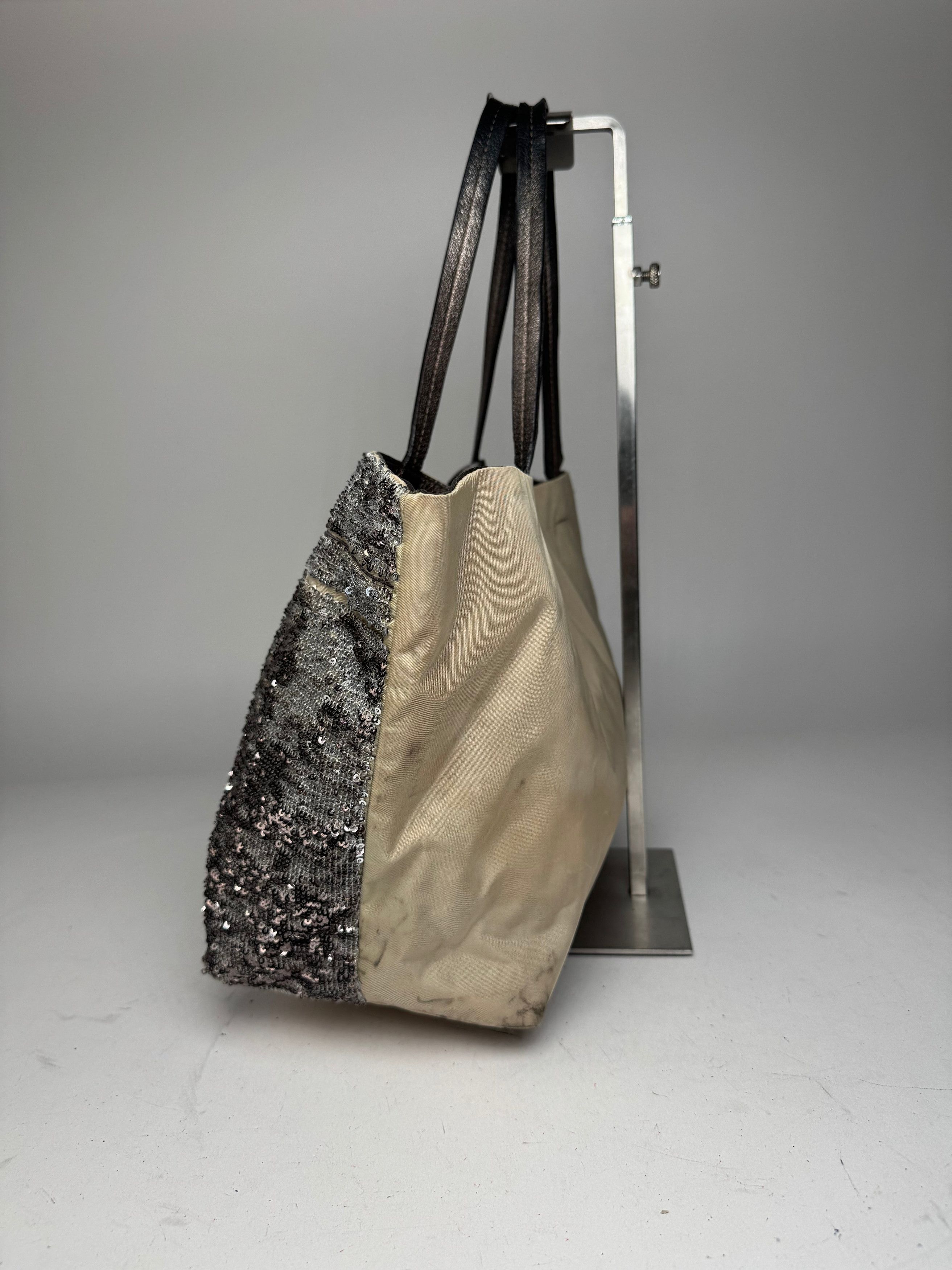 Salvatore Ferragamo Vintage Tote Bag Silver Size ONE SIZE - 7 Thumbnail