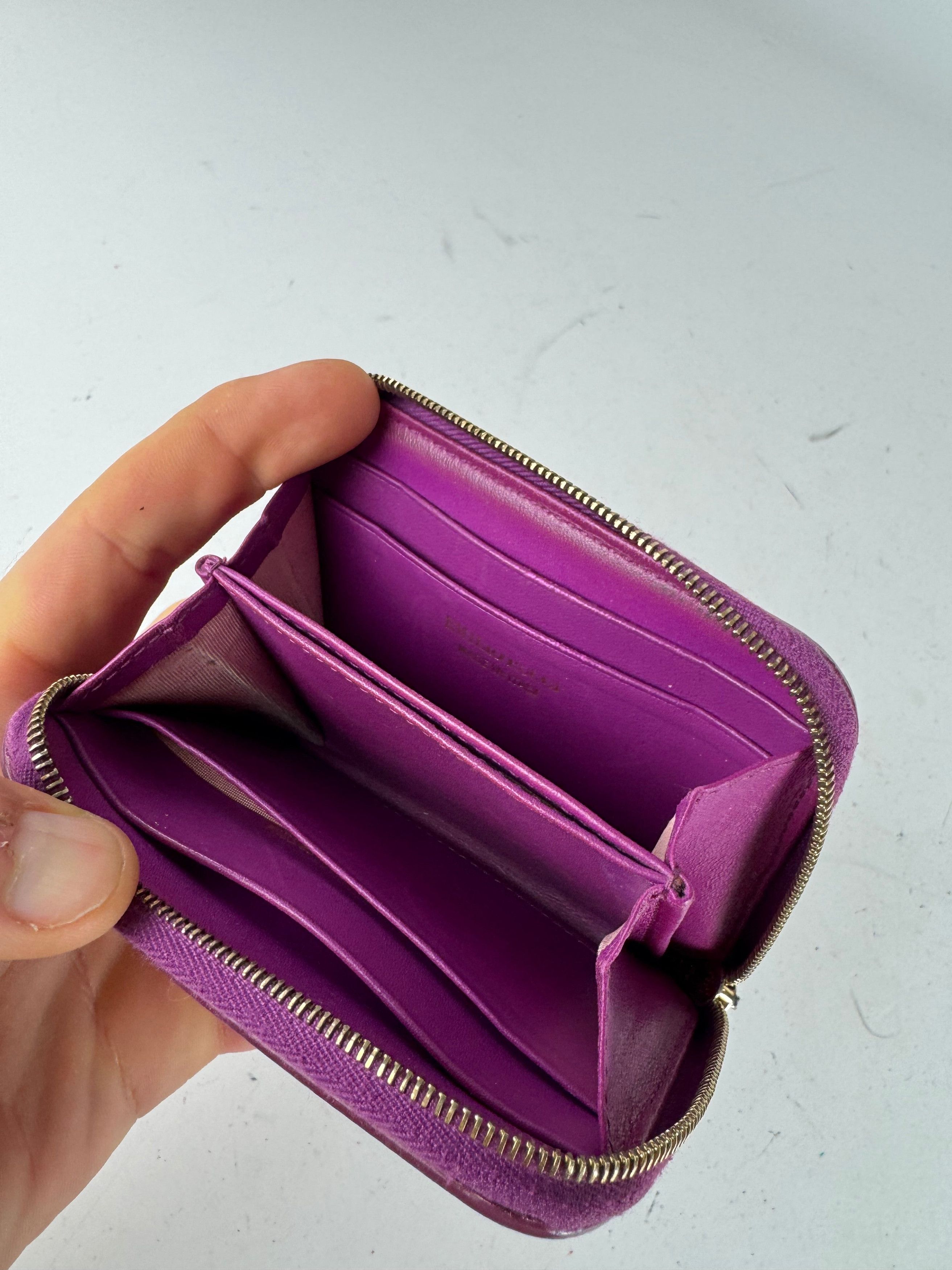 Emilio Pucci Vintage Leather Card Holder Purple Red White Size ONE SIZE - 6 Thumbnail
