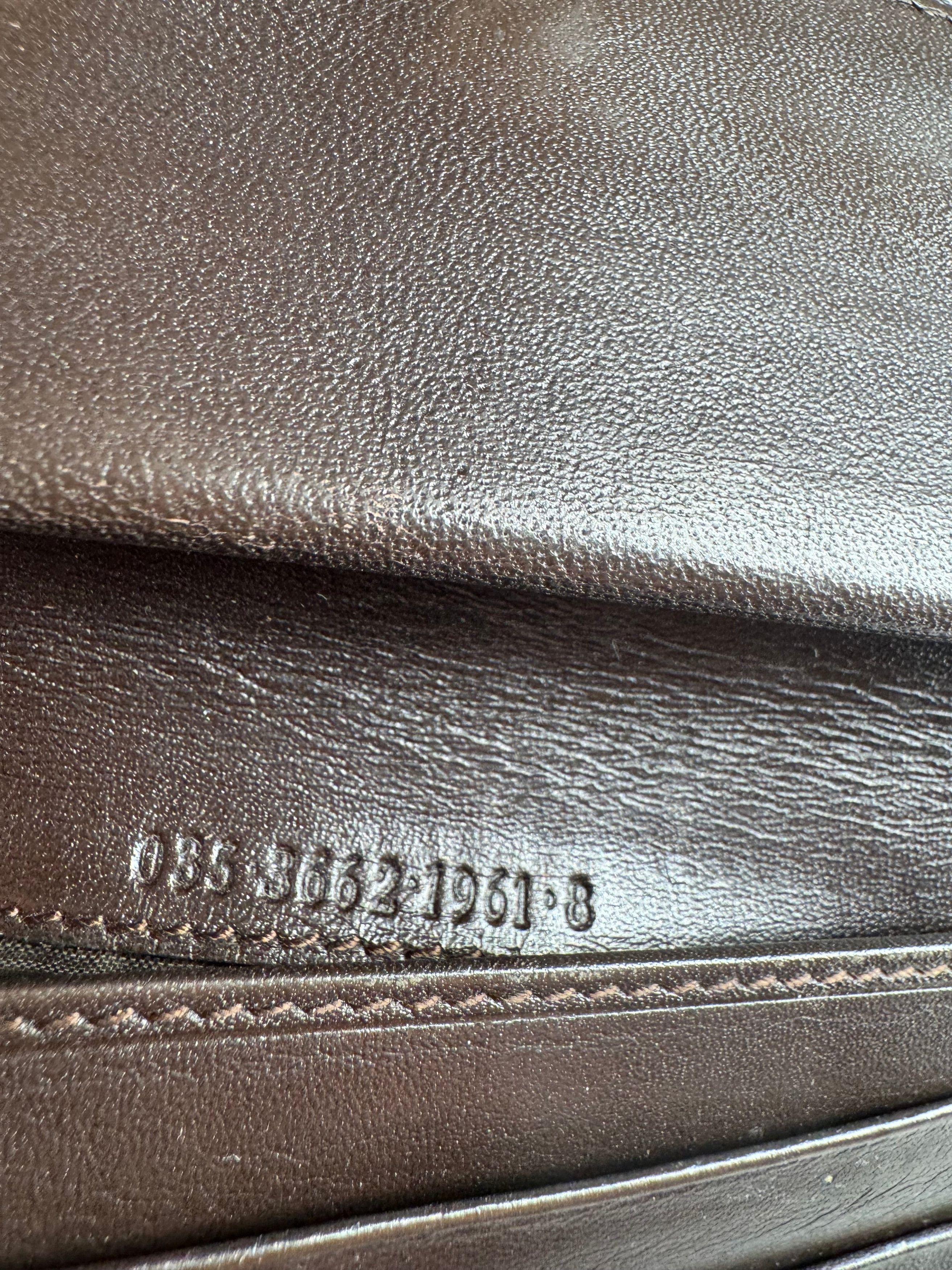Gucci Vintage Leather Wallet Brown Size ONE SIZE - 7 Thumbnail