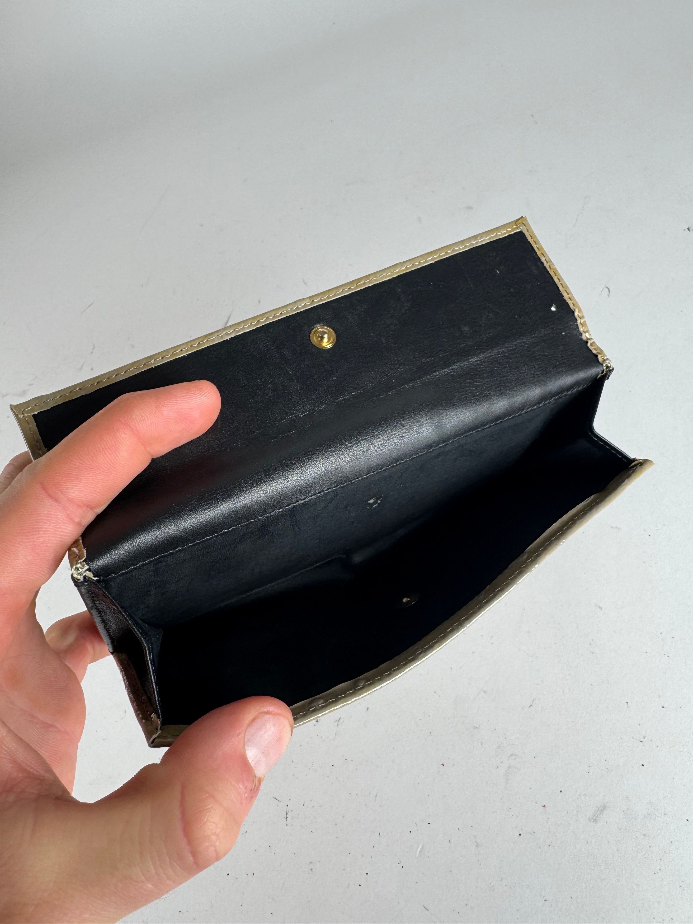 Vivienne Westwood Vintage Patent Ostrich Leather Wallet Brown Size ONE SIZE - 7 Thumbnail