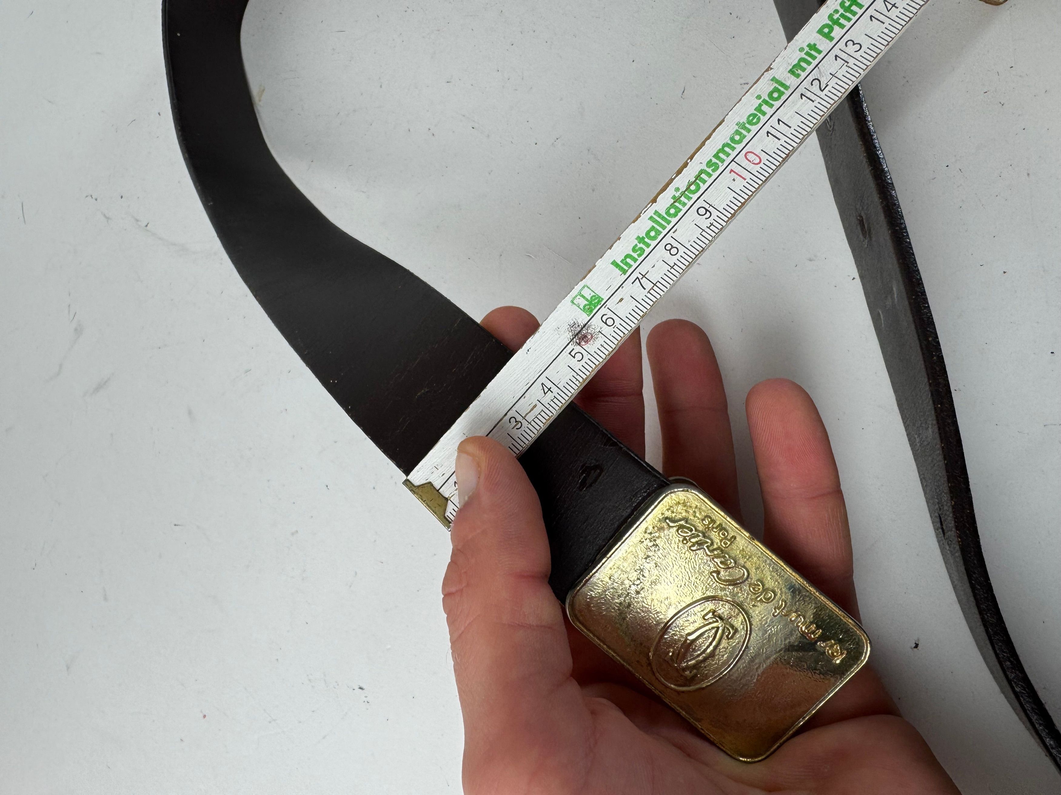 Cartier Vintage Leather Belt Brown Size ONE SIZE - 8 Thumbnail