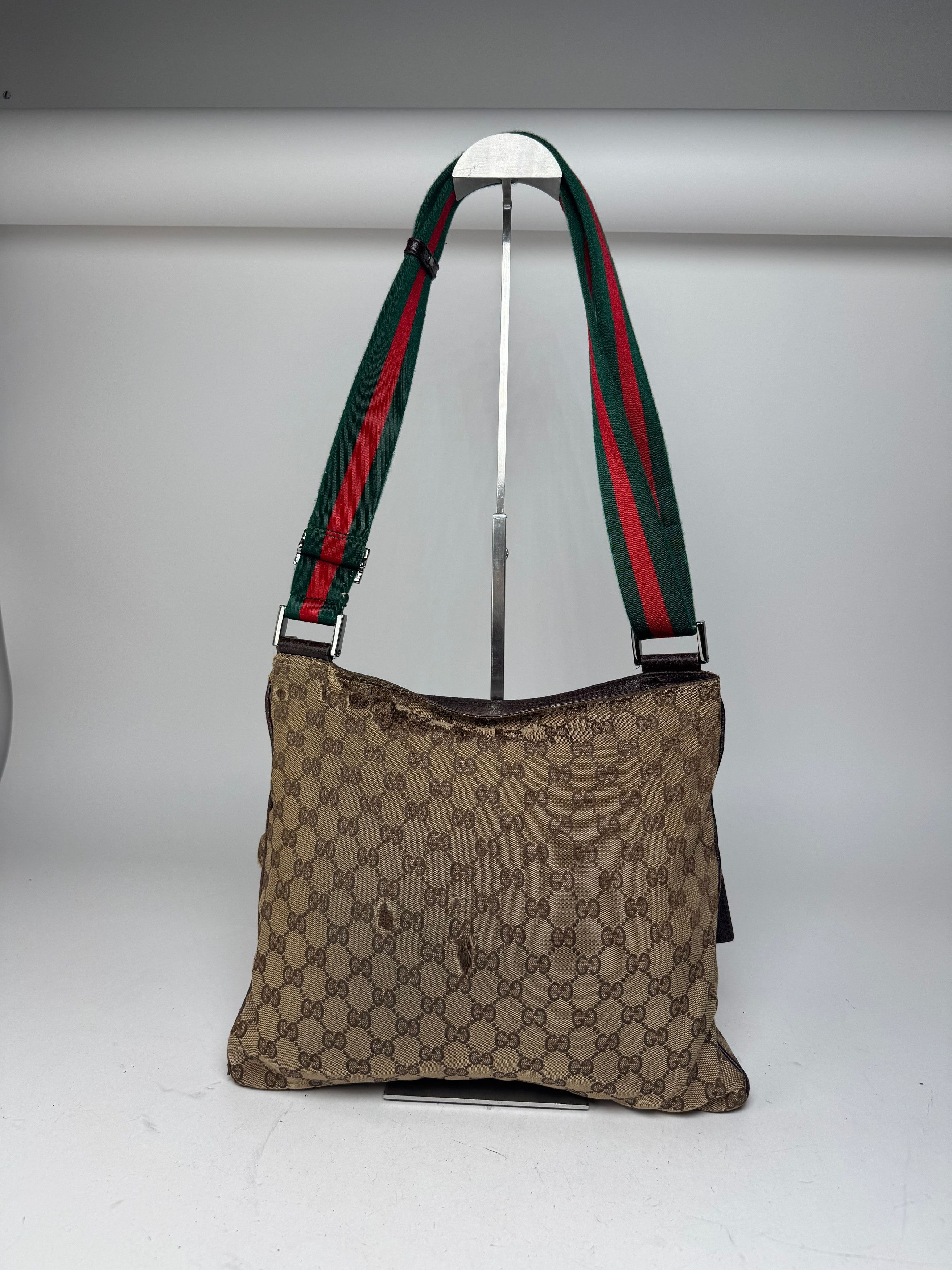 Gucci Vintage Monogram Bag Beige Brown Size ONE SIZE - 15 Thumbnail