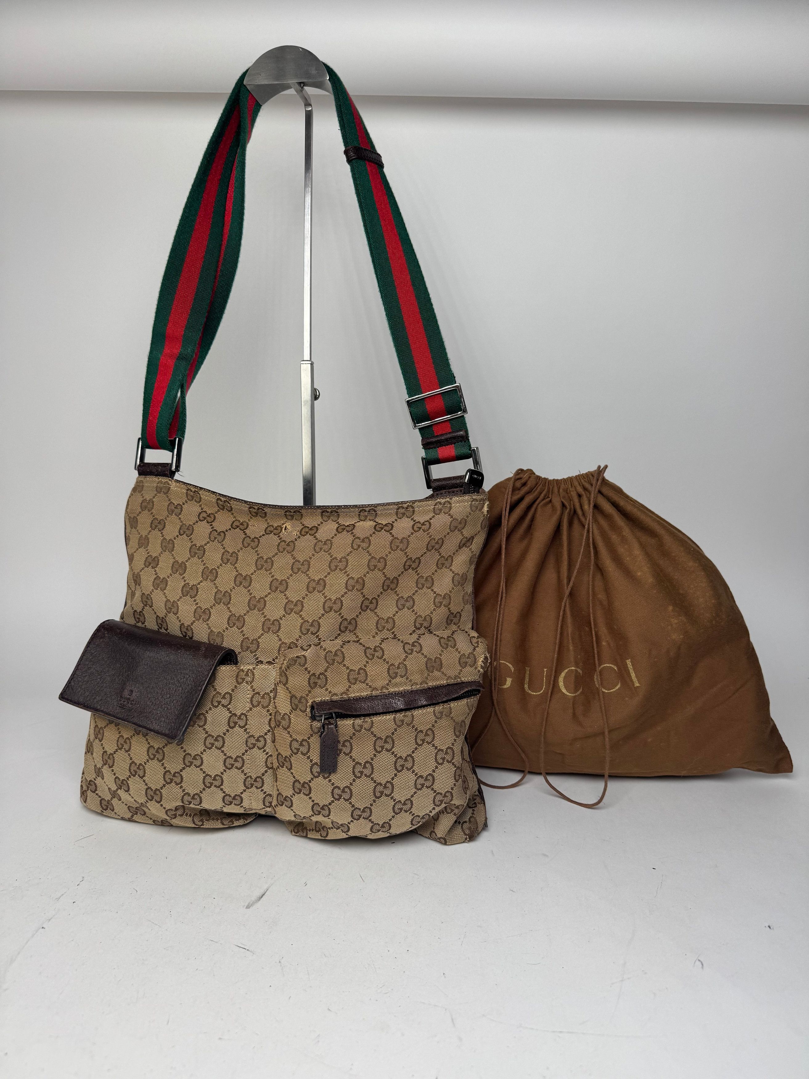 Gucci Vintage Monogram Bag Beige Brown Size ONE SIZE - 14 Thumbnail
