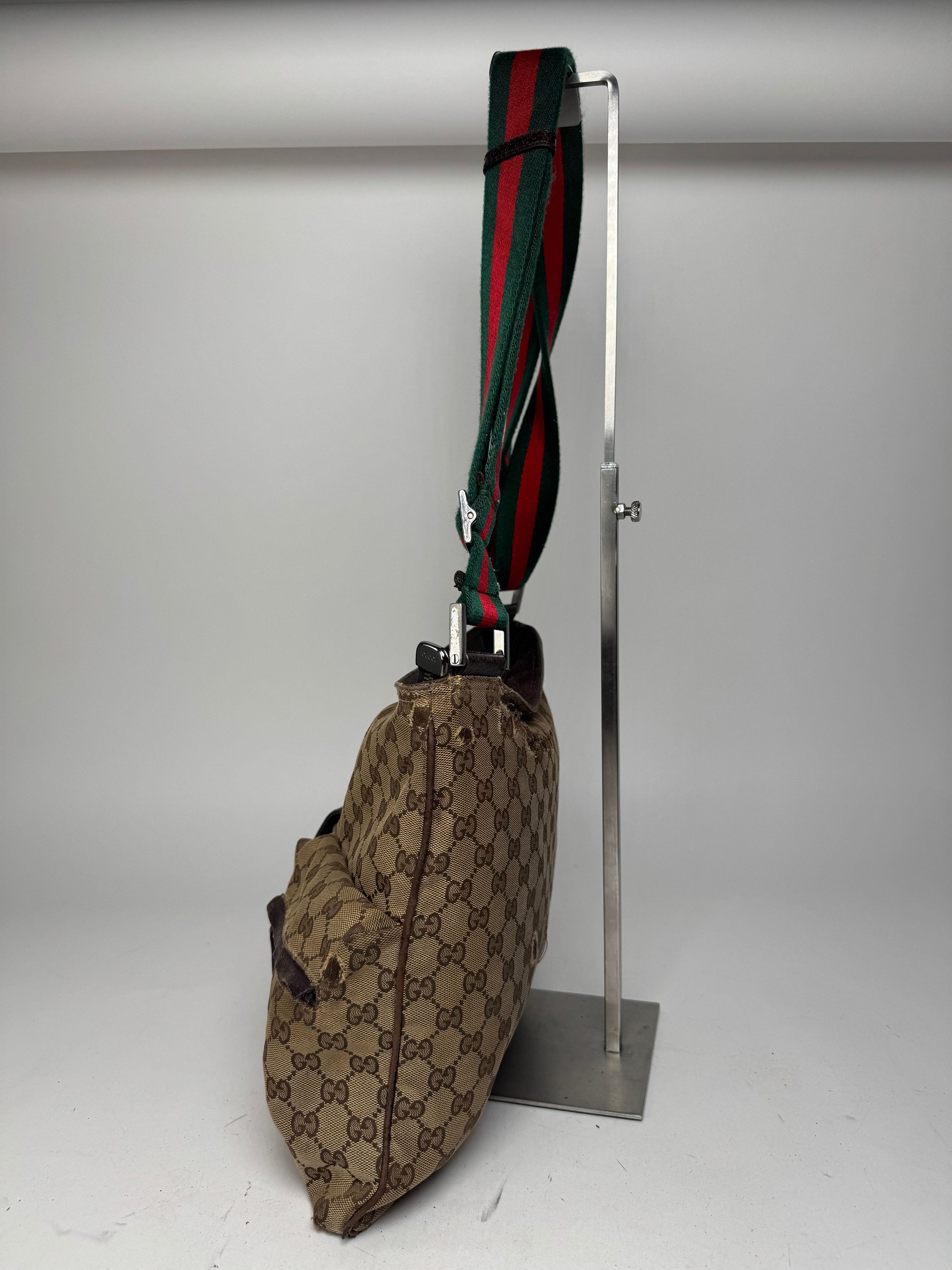 Gucci Vintage Monogram Bag Beige Brown Size ONE SIZE - 7 Thumbnail