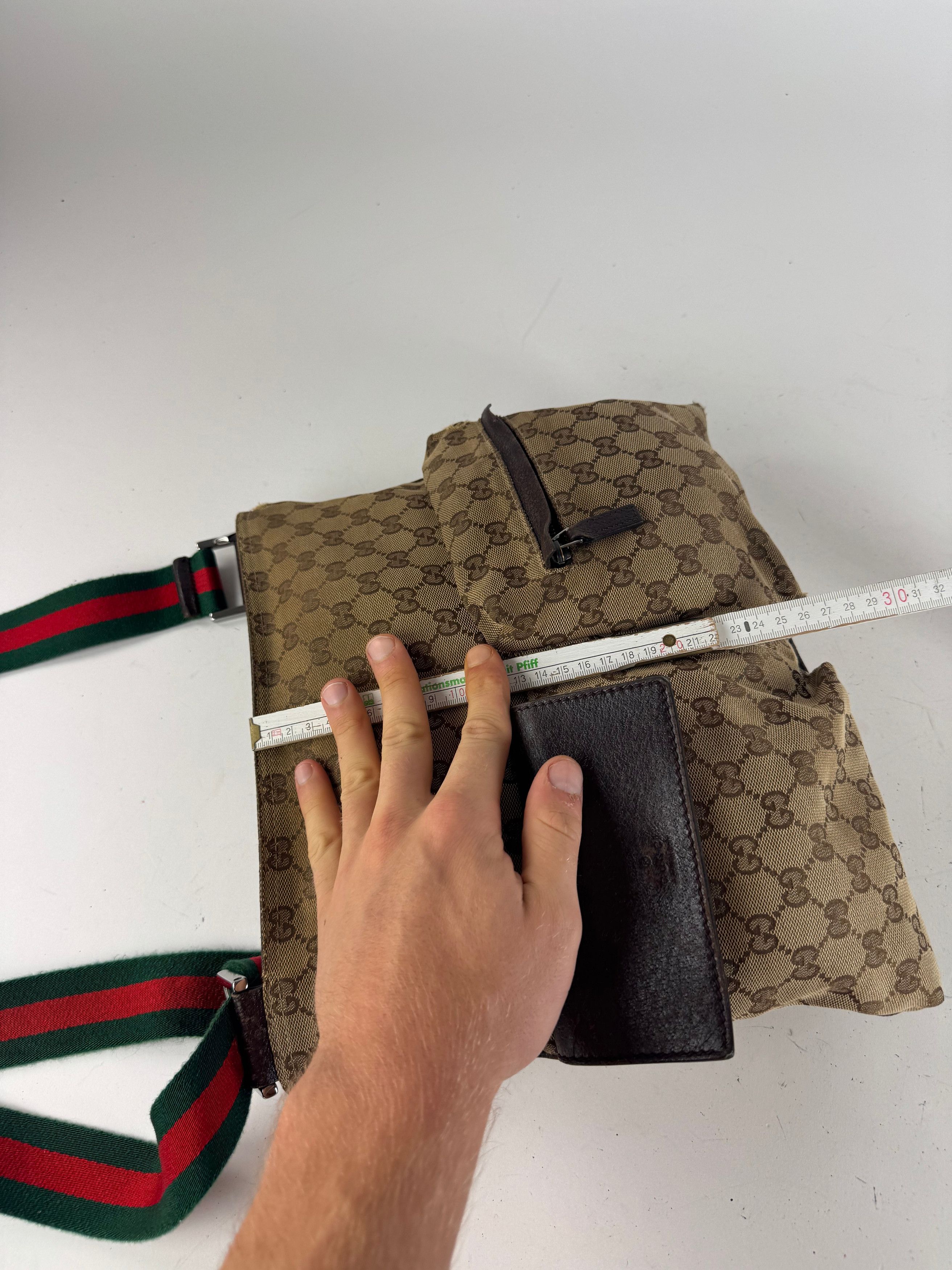Gucci Vintage Monogram Bag Beige Brown Size ONE SIZE - 13 Thumbnail