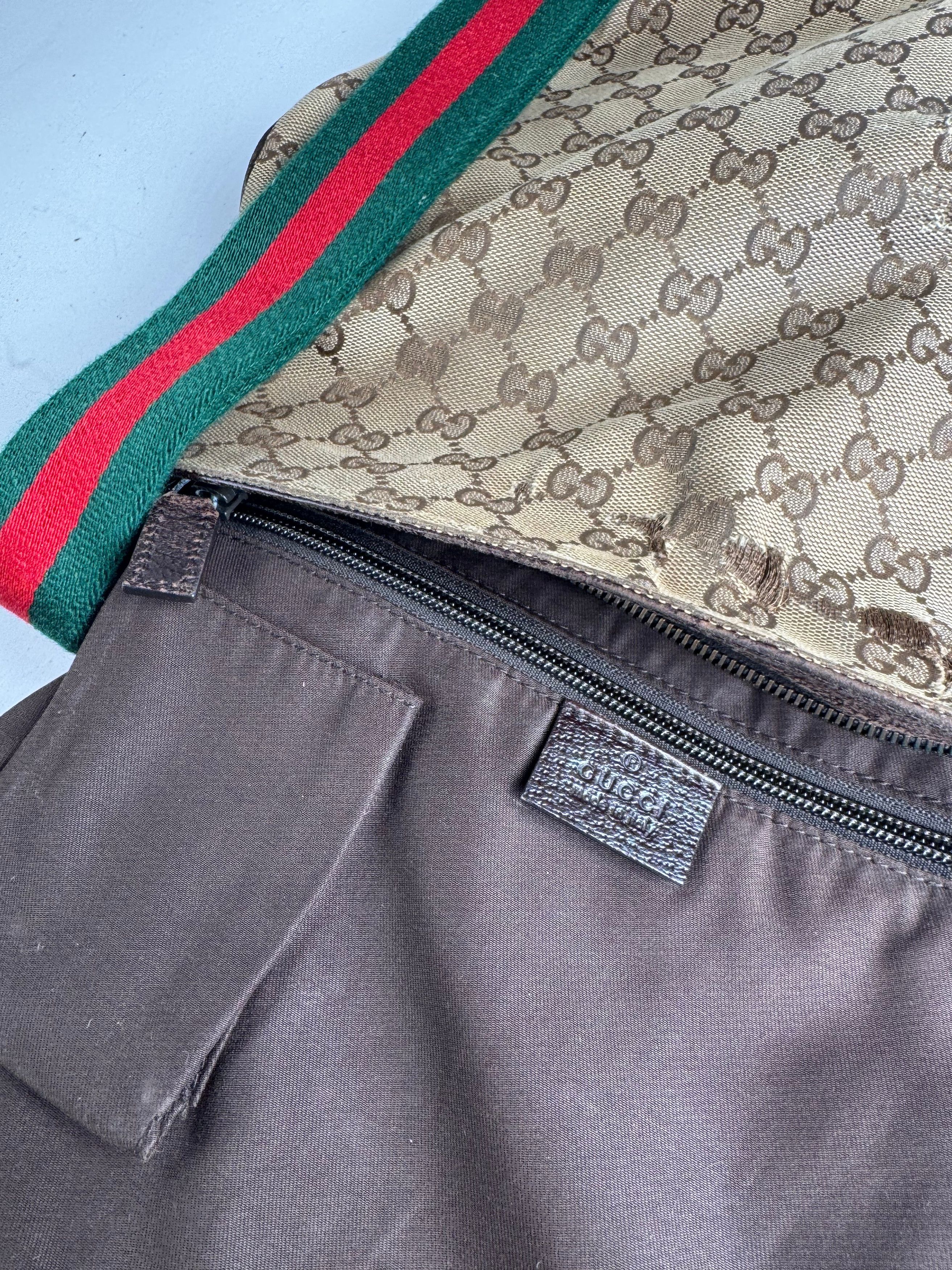 Gucci Vintage Monogram Bag Beige Brown Size ONE SIZE - 5 Thumbnail
