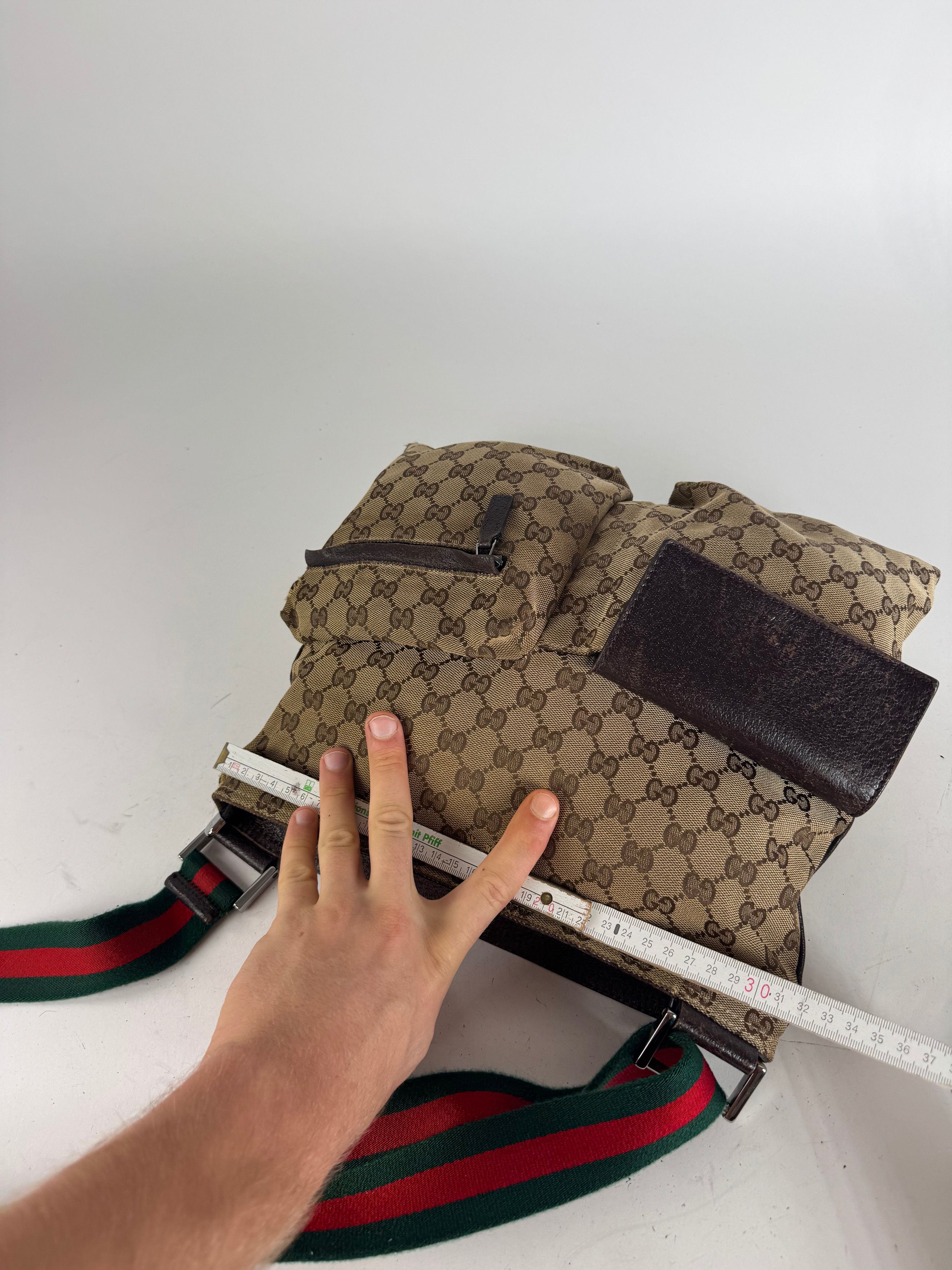 Gucci Vintage Monogram Bag Beige Brown Size ONE SIZE - 12 Thumbnail