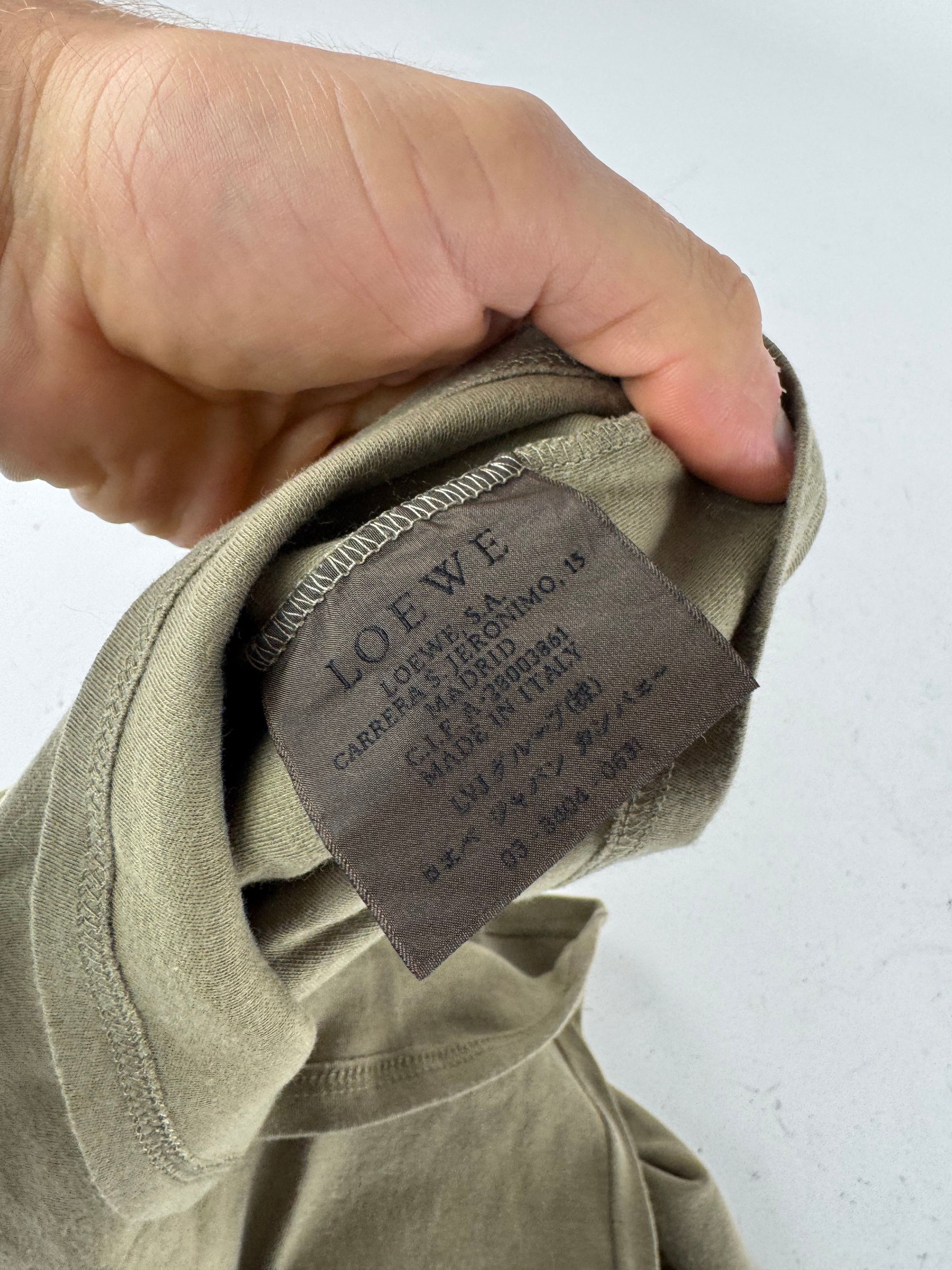 Loewe Vintage Madrid Khaki T-Shirt S/M Size S / US 4 / IT 40 - 9 Thumbnail