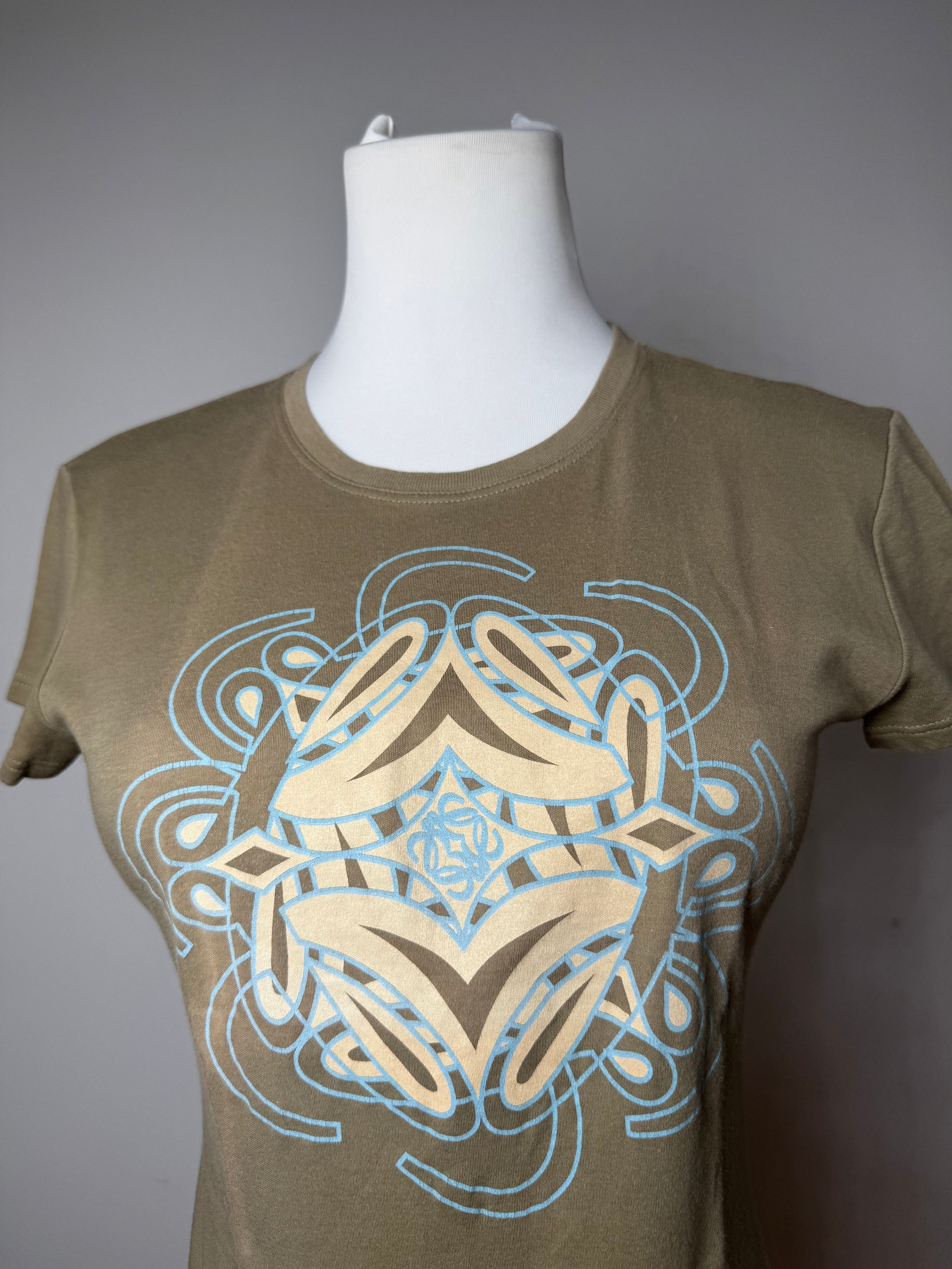 Loewe Vintage Madrid Khaki T-Shirt S/M Size S / US 4 / IT 40 - 7 Thumbnail
