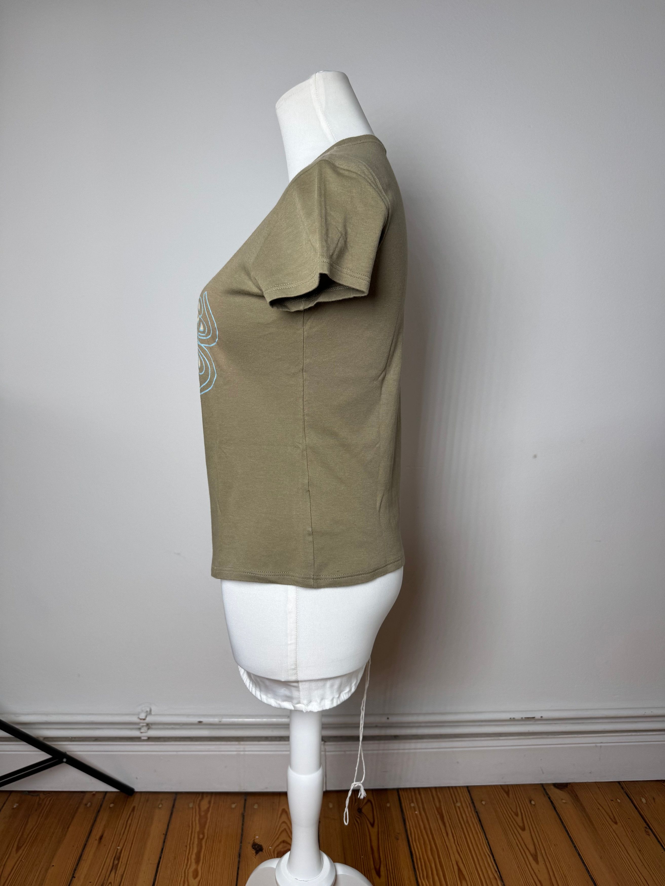 Loewe Vintage Madrid Khaki T-Shirt S/M Size S / US 4 / IT 40 - 2 Thumbnail