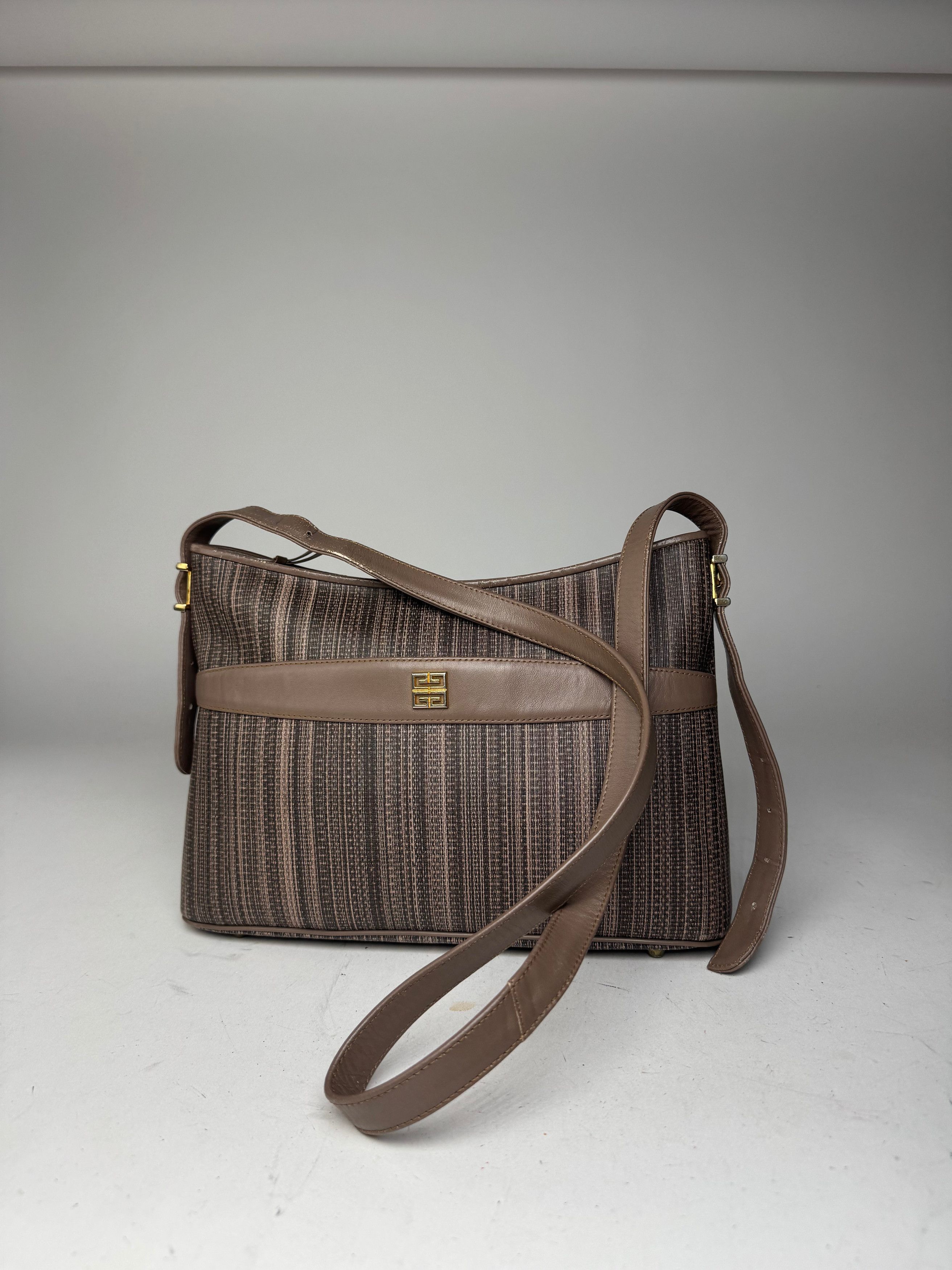 Givenchy Vintage Leather Bag Striped Size ONE SIZE - 14 Thumbnail