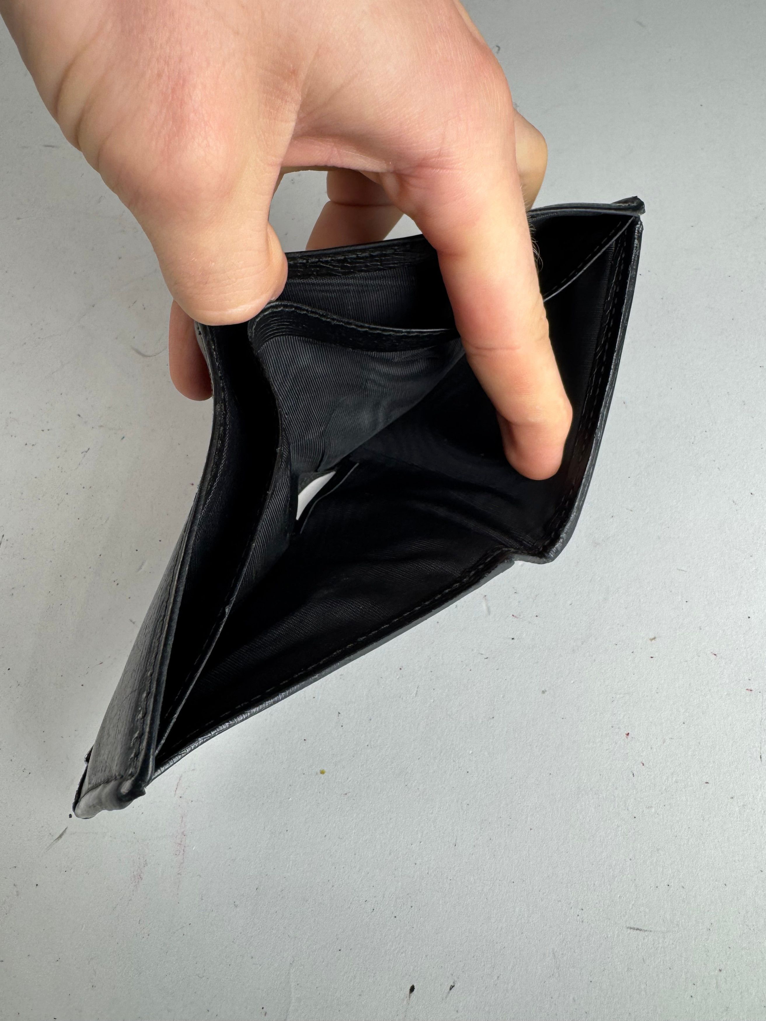 Gucci Vintage Flapable Leather Wallet Black Size ONE SIZE - 7 Thumbnail