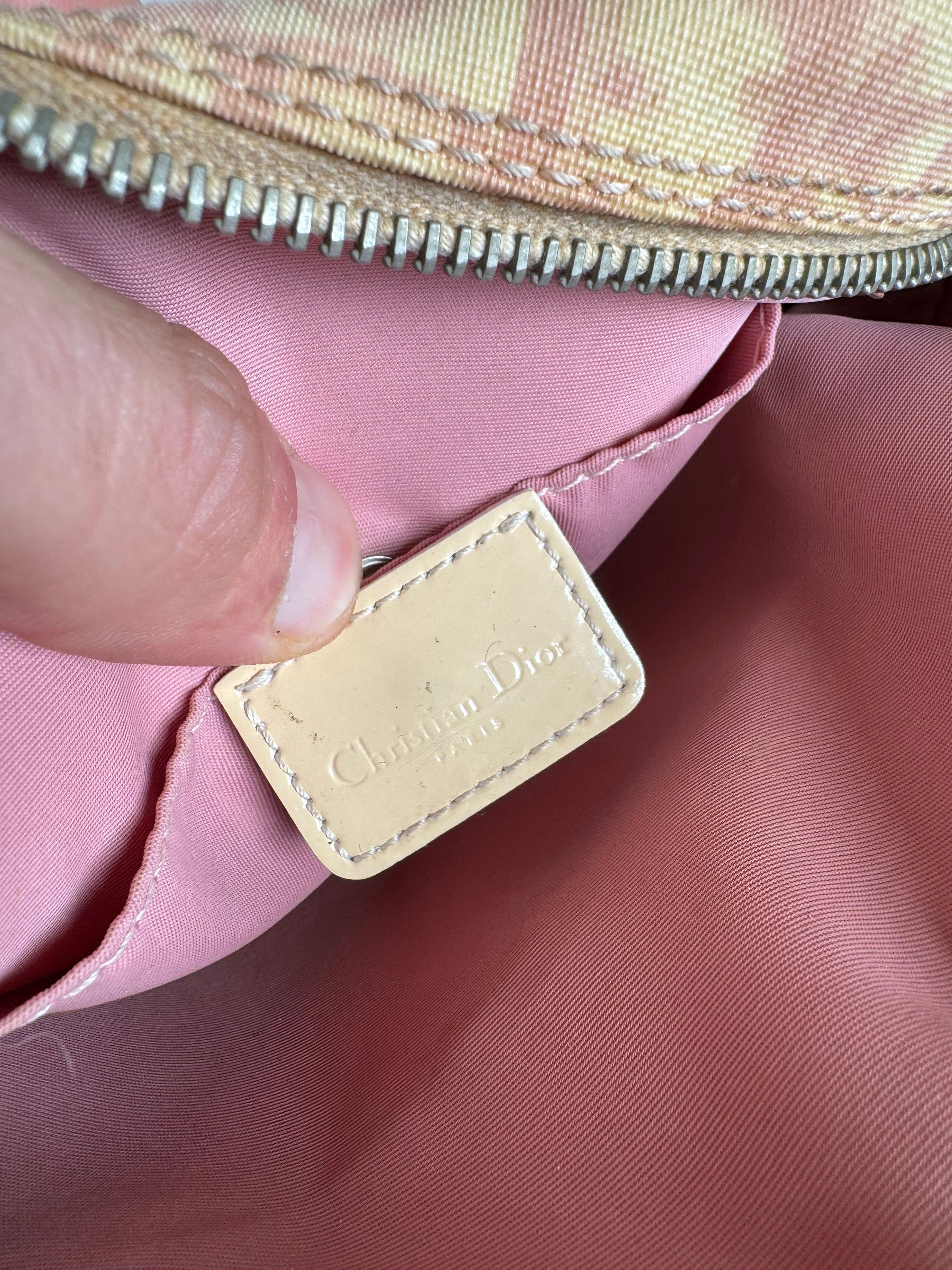 Dior Vintage Monogram 2Way Bag Beige Pink Size ONE SIZE - 5 Thumbnail