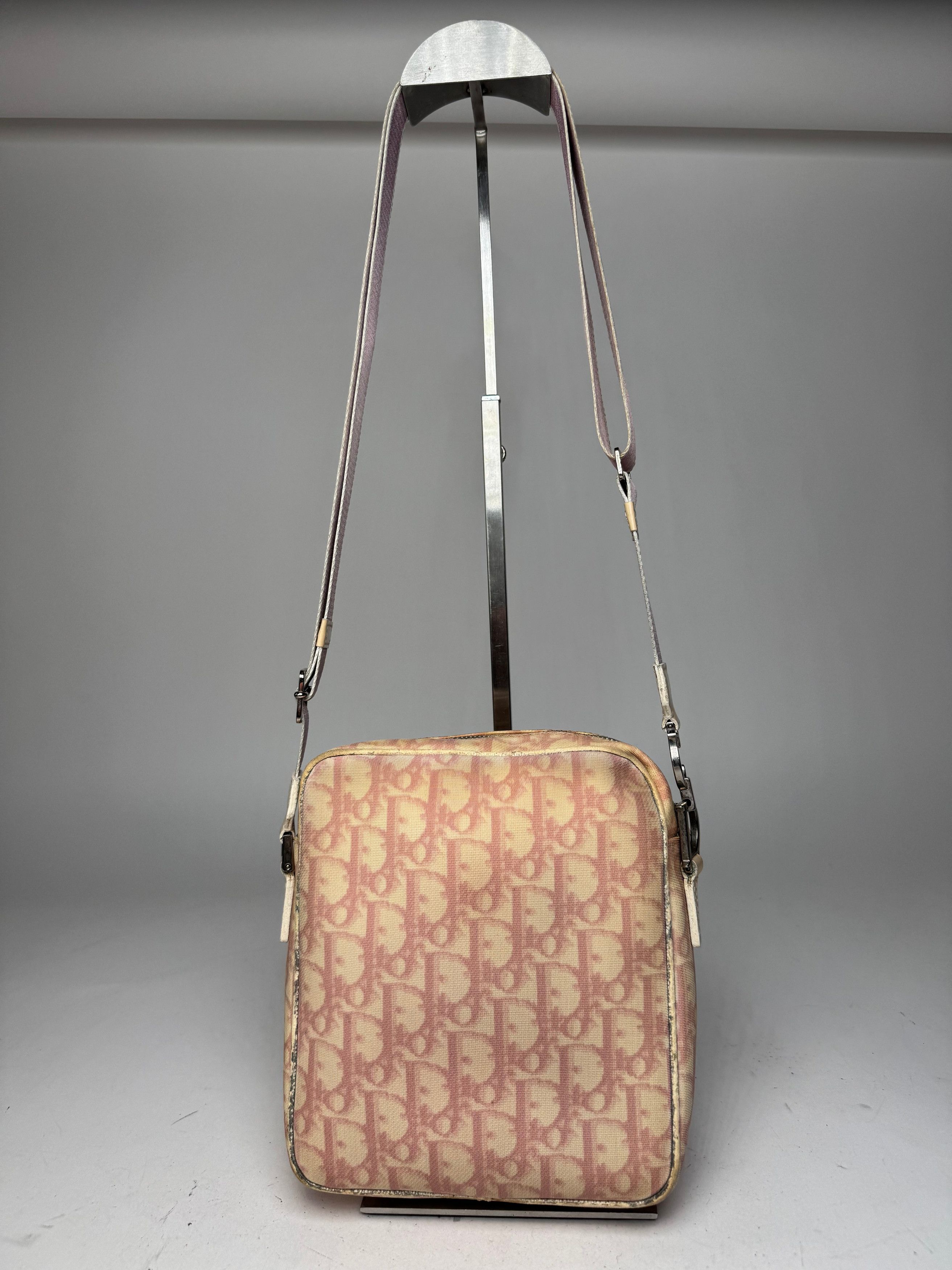 Dior Vintage Monogram 2Way Bag Beige Pink Size ONE SIZE - 2 Thumbnail