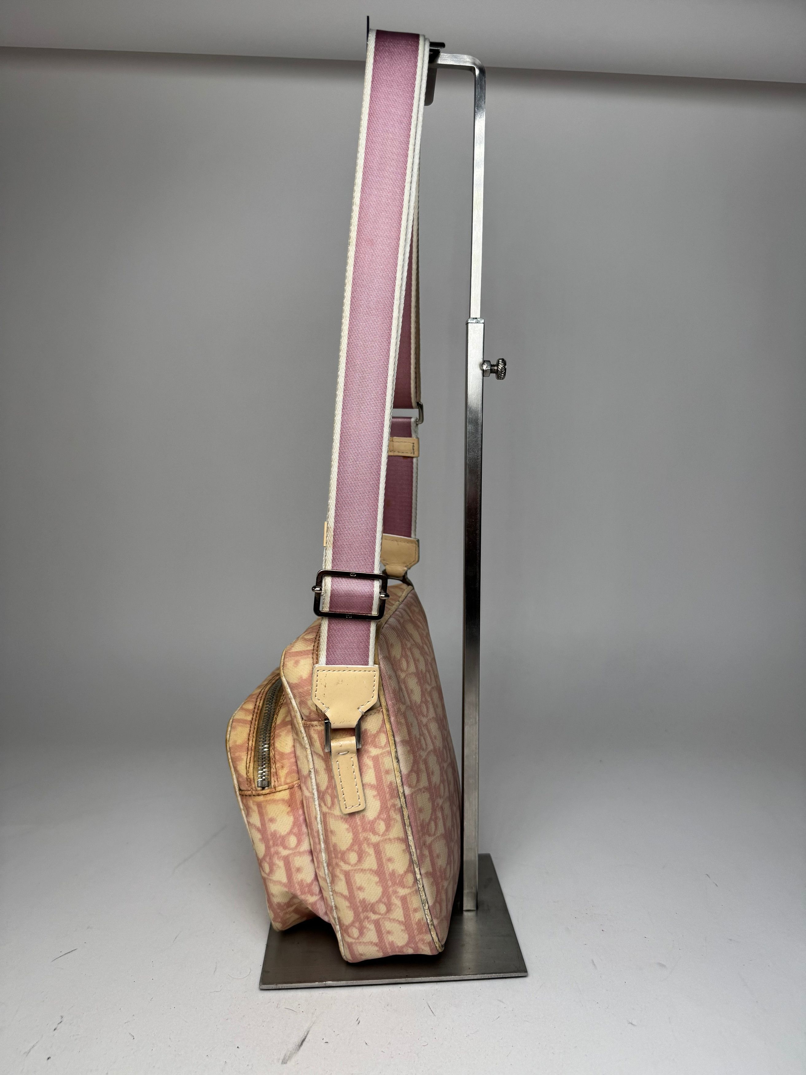 Dior Vintage Monogram 2Way Bag Beige Pink Size ONE SIZE - 10 Thumbnail