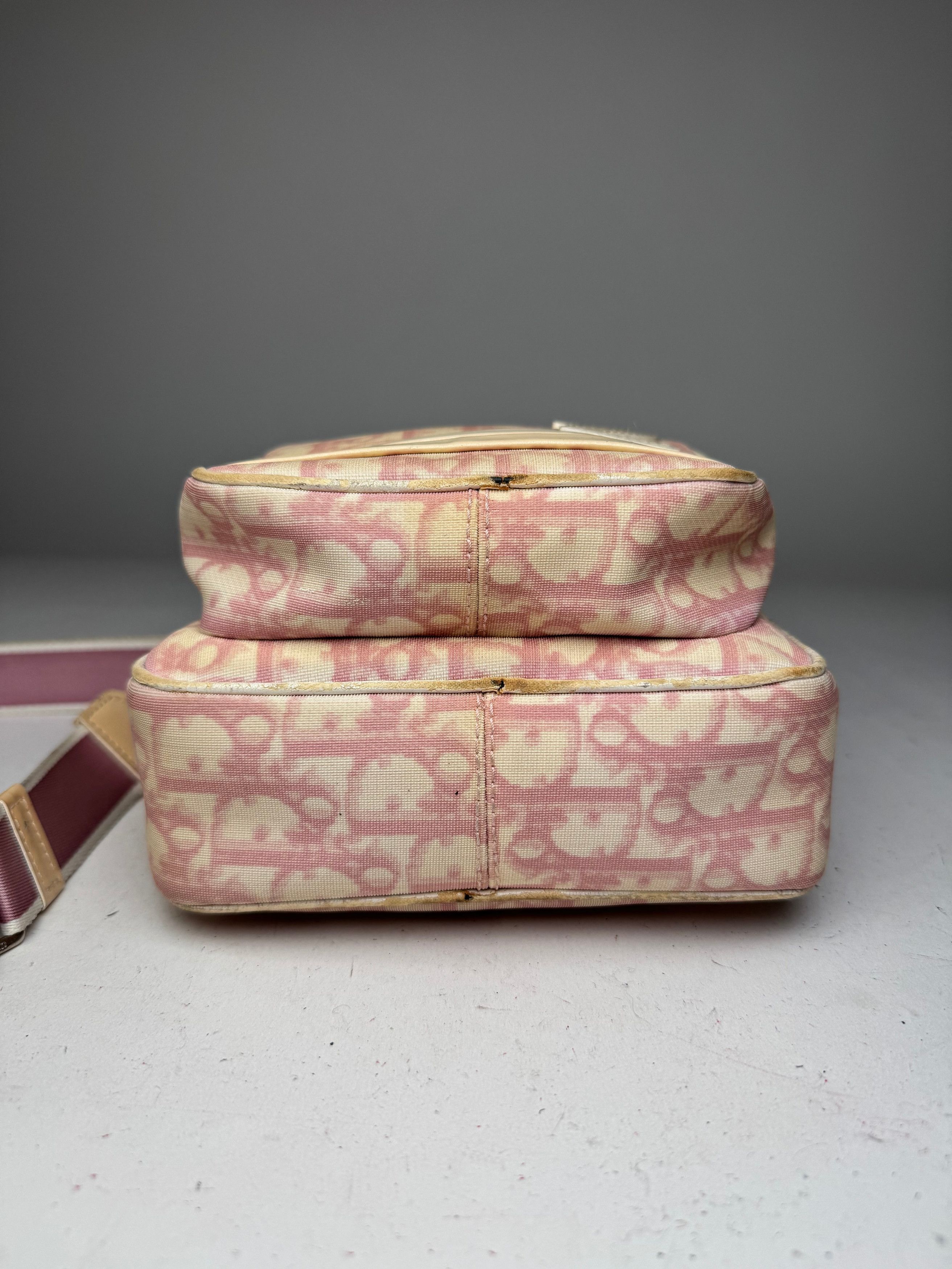 Dior Vintage Monogram 2Way Bag Beige Pink Size ONE SIZE - 13 Thumbnail