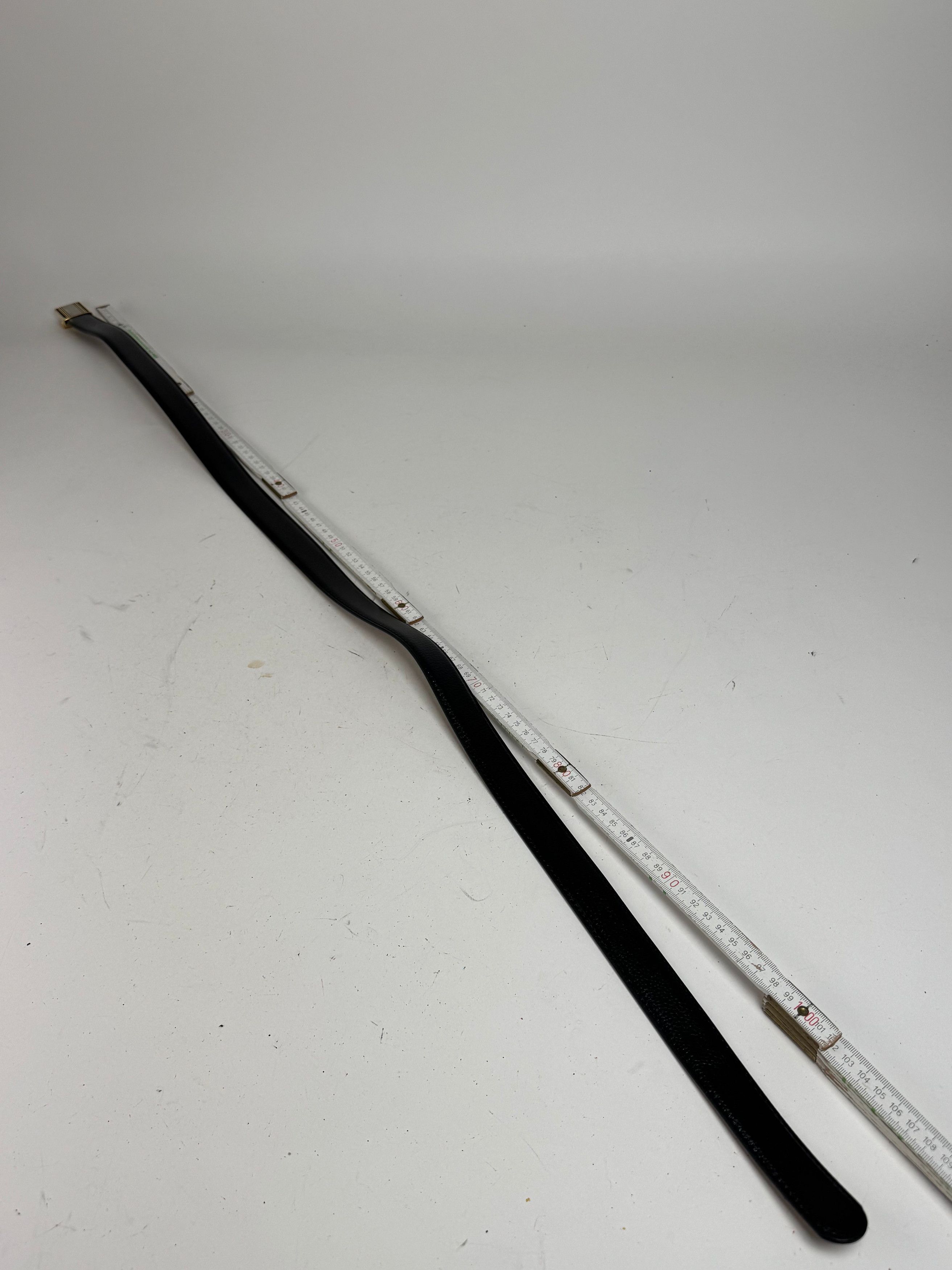 Dior Vintage Leather Belt Black Size ONE SIZE - 6 Thumbnail