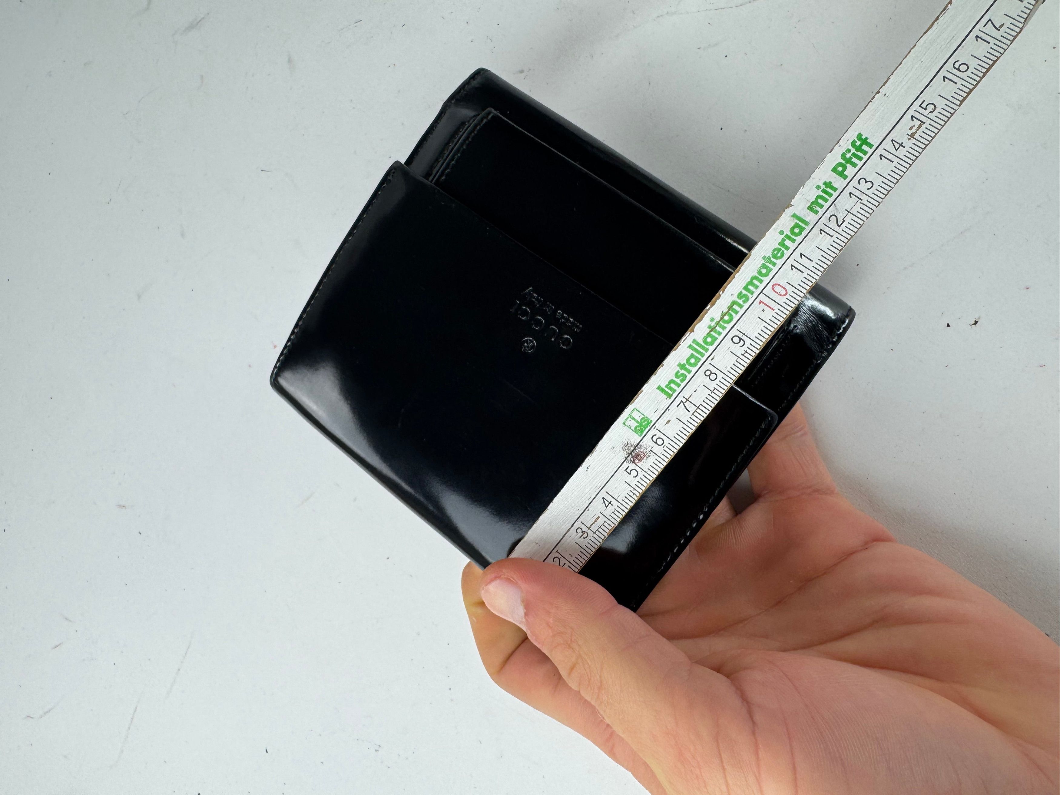 Gucci Vintage Patent Leather Wallet Black Size ONE SIZE - 9 Thumbnail
