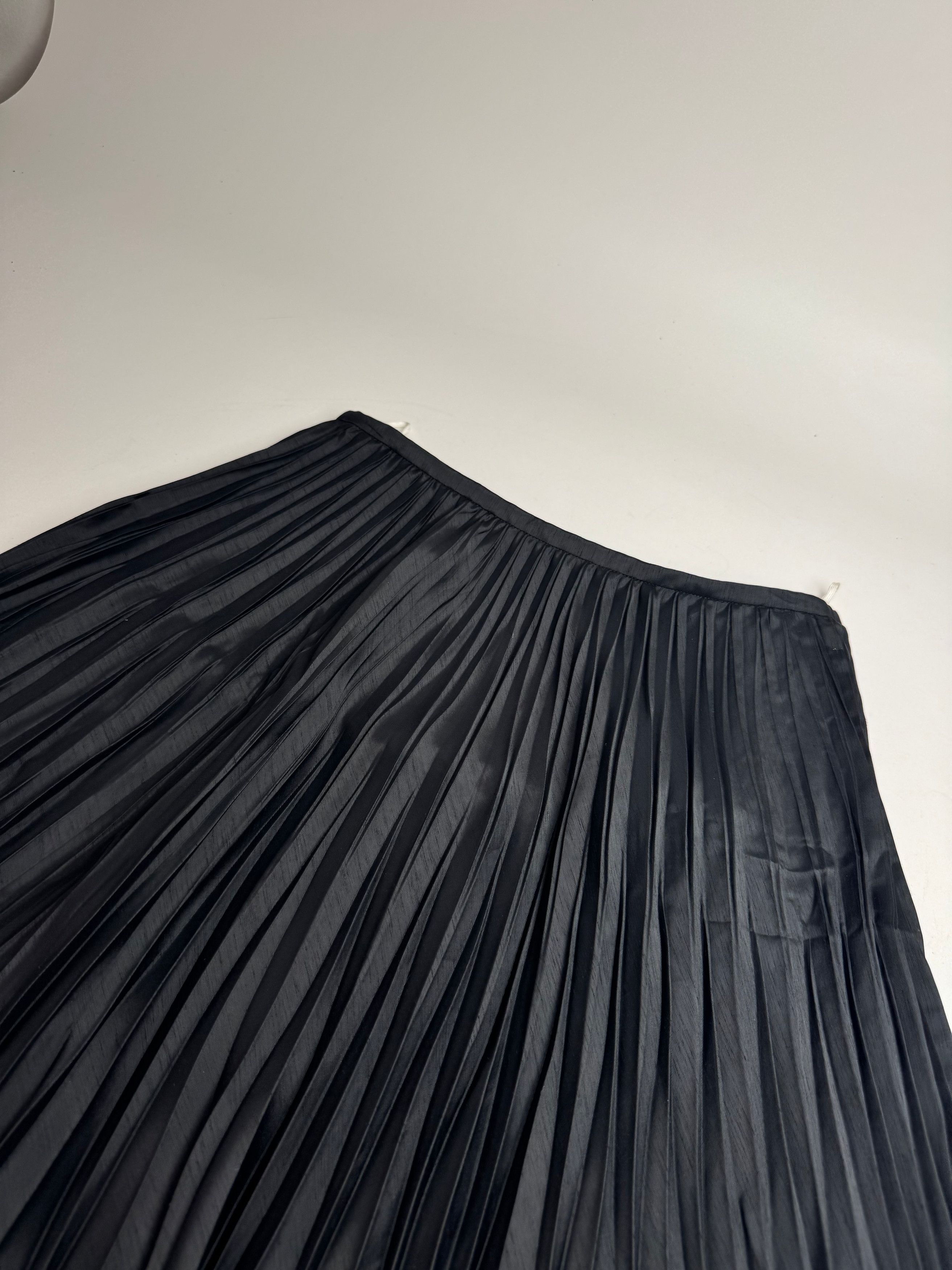 Courreges Vintage Viscose Skirt Black M Size 34" / US 12 / IT 48 - 6 Thumbnail
