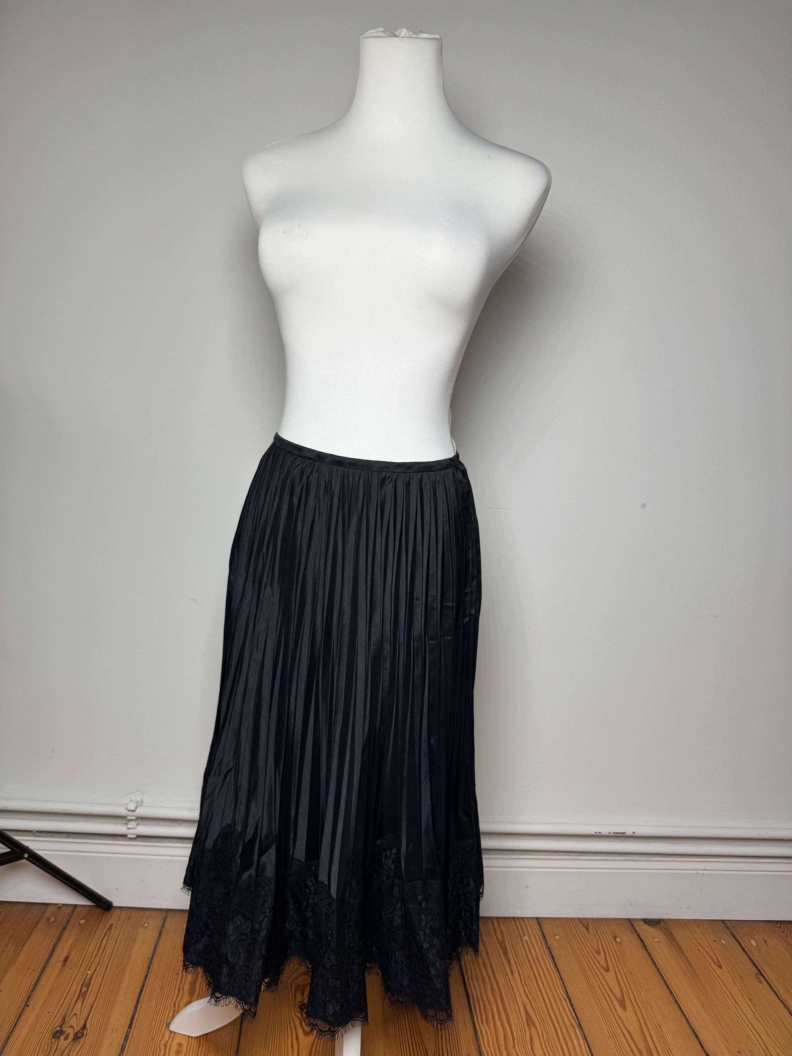 Courreges Vintage Viscose Skirt Black M Size 34" / US 12 / IT 48 - 12 Thumbnail