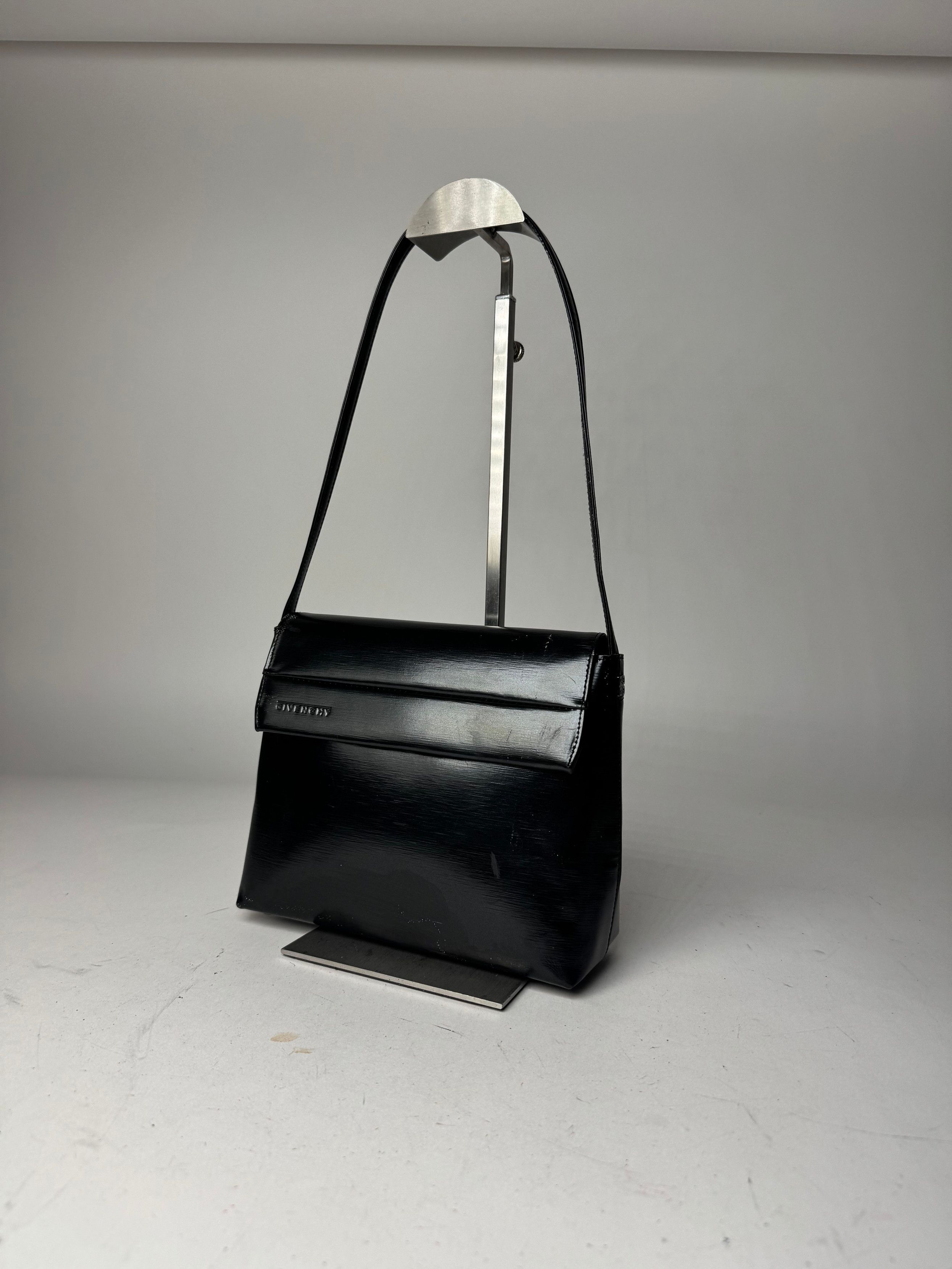 Givenchy Vintage Patent Leather Handbag black Size ONE SIZE - 14 Thumbnail