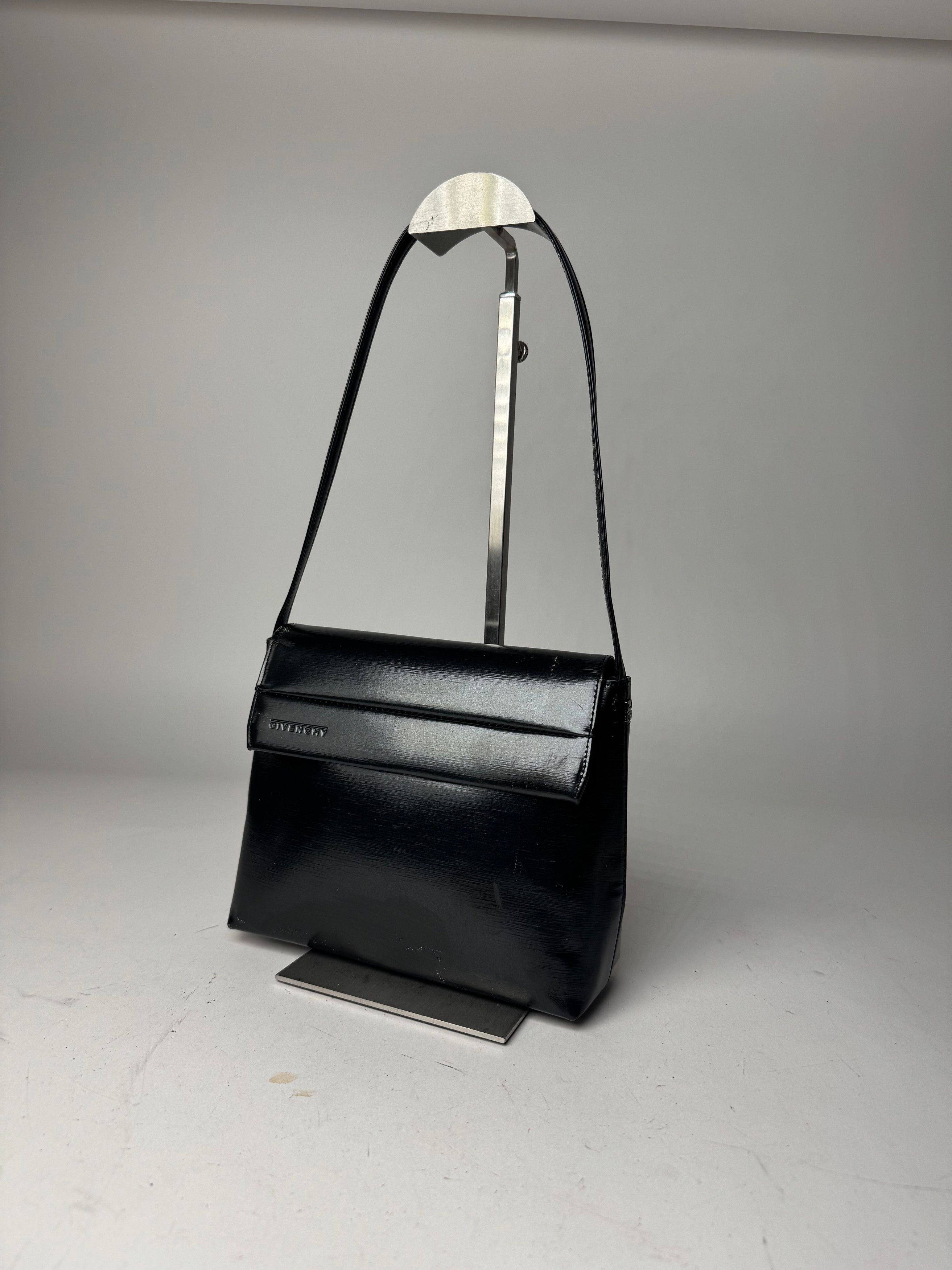 Givenchy Vintage Patent Leather Handbag black Size ONE SIZE - 7 Thumbnail