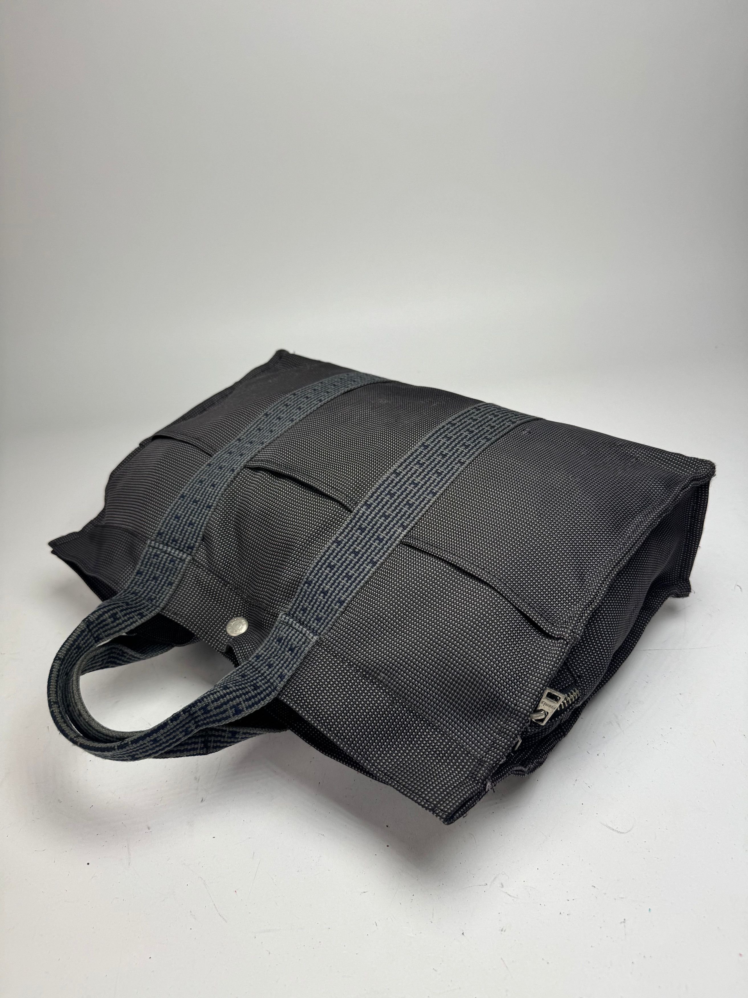 Other Vintage Hermes Tote Bag Anthracite Black Size ONE SIZE - 12 Thumbnail